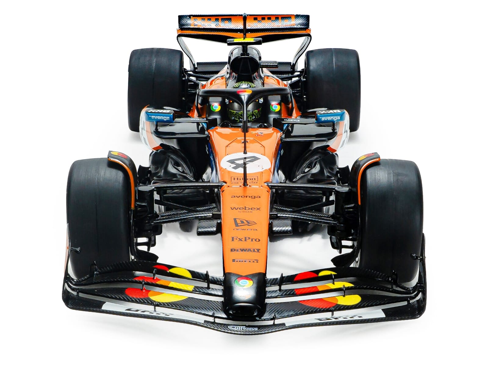 McLaren MCL39 #4 Lando Norris "OKX" Winner Formula One F1 "Monaco GP" (2025) "Competition" Series 1/18 Diecast Model Car by Solido - Image 4