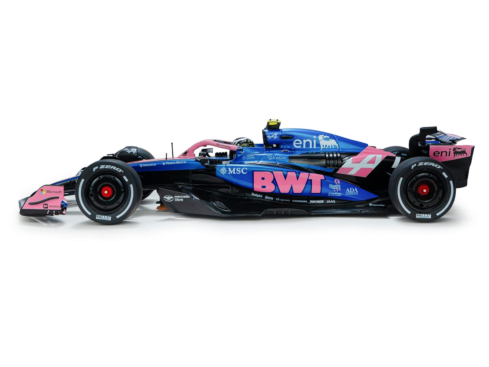 Alpine A525 #7 Jack Doohan "BWT" Formula One F1 "Chinese GP" (2025) "Competition" Series 1/18 Diecast Model Car by Solido - Image 2