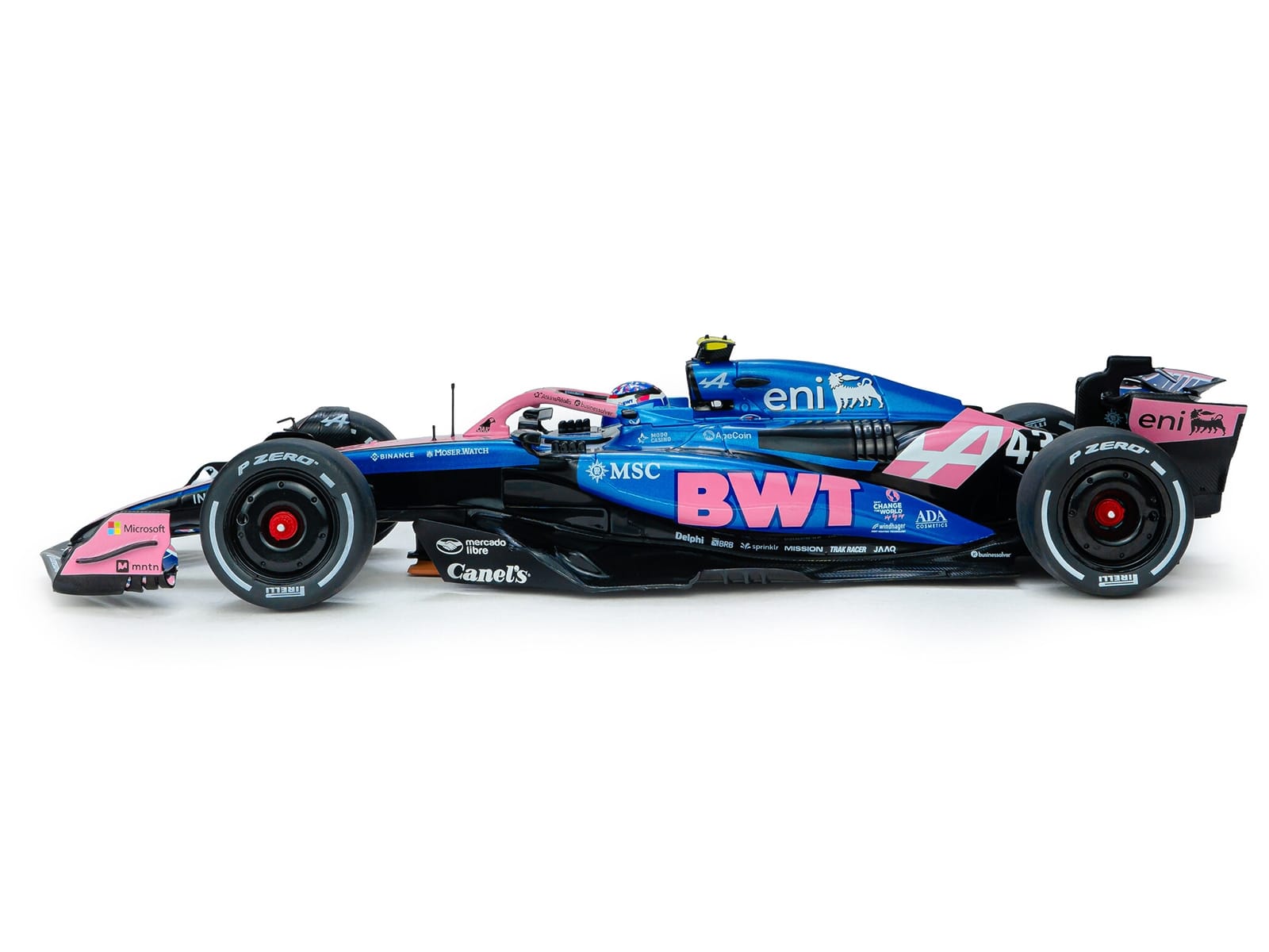 Alpine A525 #43 Franco Colapinto "BWT" Formula One F1 "Canadian GP" (2025) "Competition" Series 1/18 Diecast Model Car by Solido - Image 2