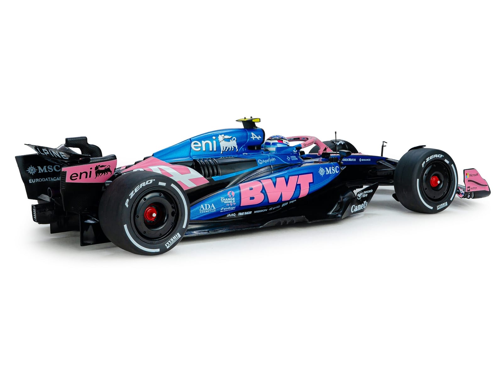 Alpine A525 #43 Franco Colapinto "BWT" Formula One F1 "Canadian GP" (2025) "Competition" Series 1/18 Diecast Model Car by Solido - Image 3