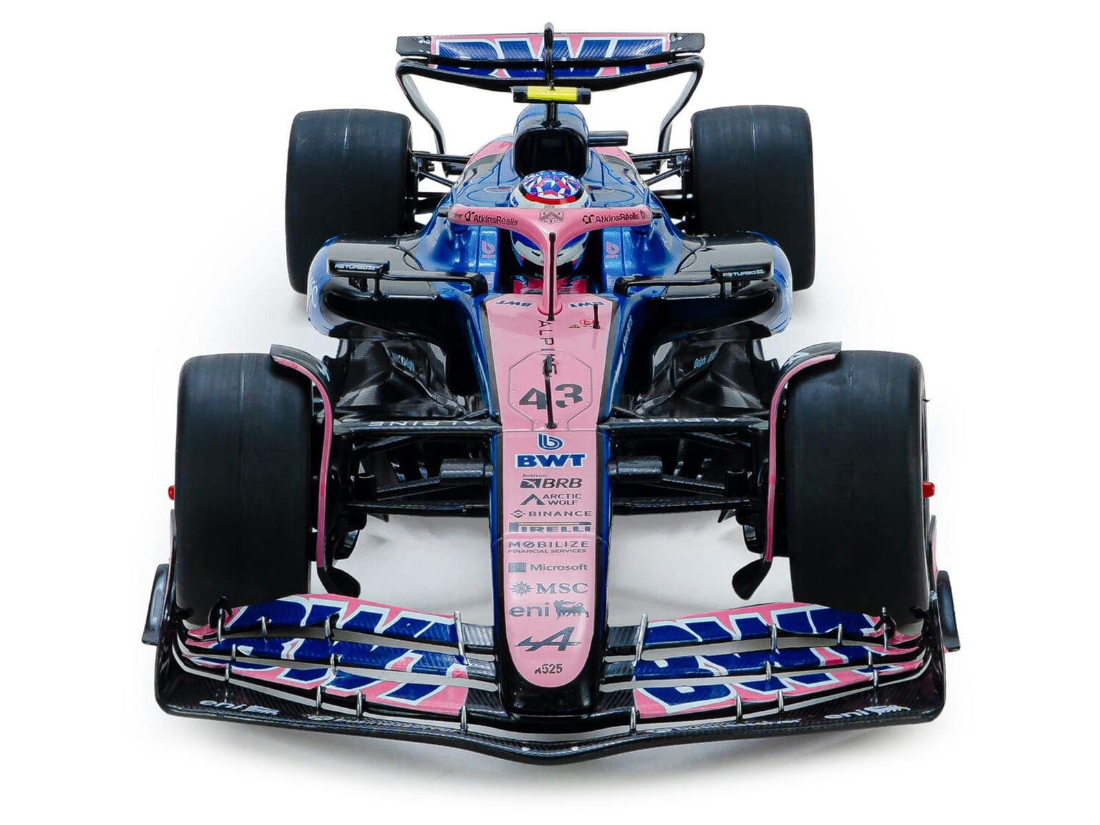 Alpine A525 #43 Franco Colapinto "BWT" Formula One F1 "Canadian GP" (2025) "Competition" Series 1/18 Diecast Model Car by Solido - Image 4