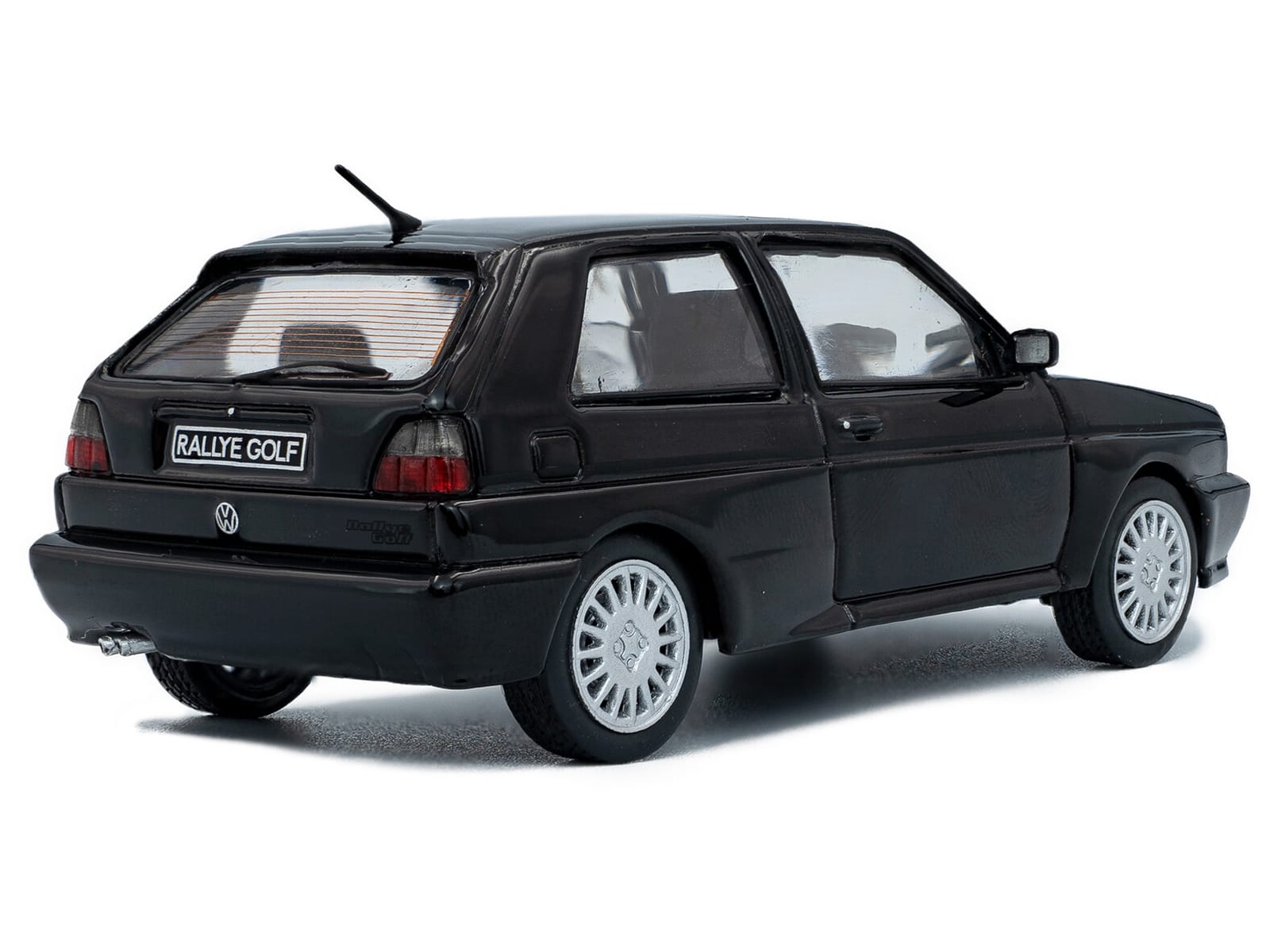 1989 Volkswagen Golf Rallye G60 Black 1/43 Diecast Model Car by Solido - Image 3