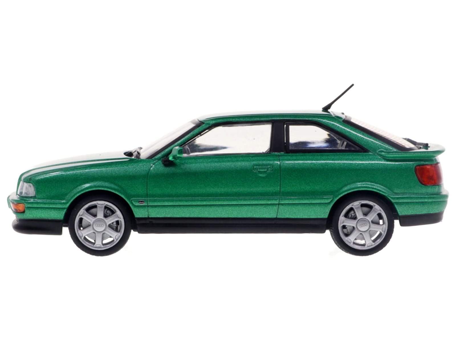 1994 Audi Coupe S2 Cricket Green Metallic 1/43 Diecast Model Car by Solido - Image 2