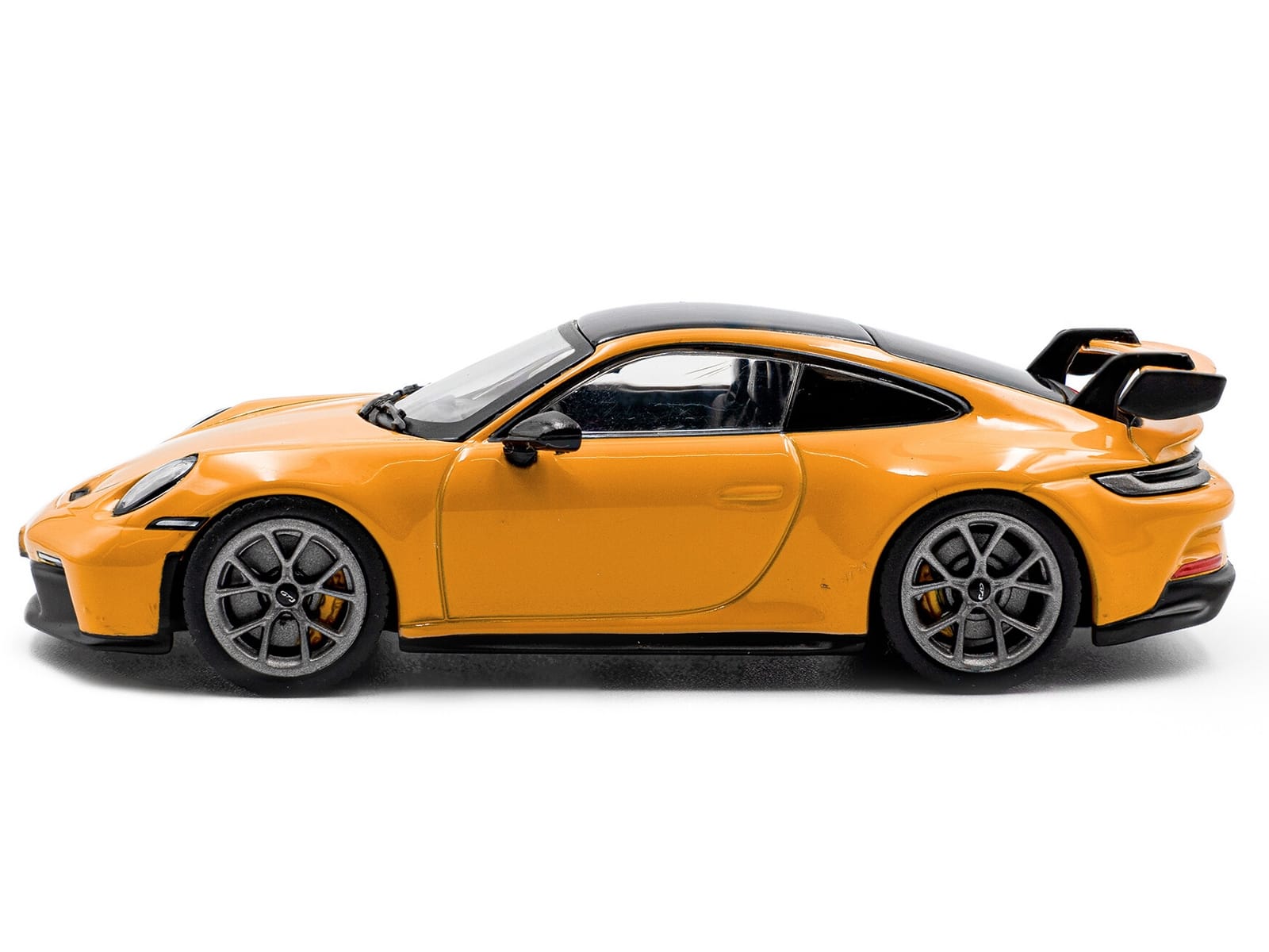 2023 Porsche 911 (992) GT3 Signal Yellow with Black Top 1/43 Diecast Model Car by Solido - Image 2