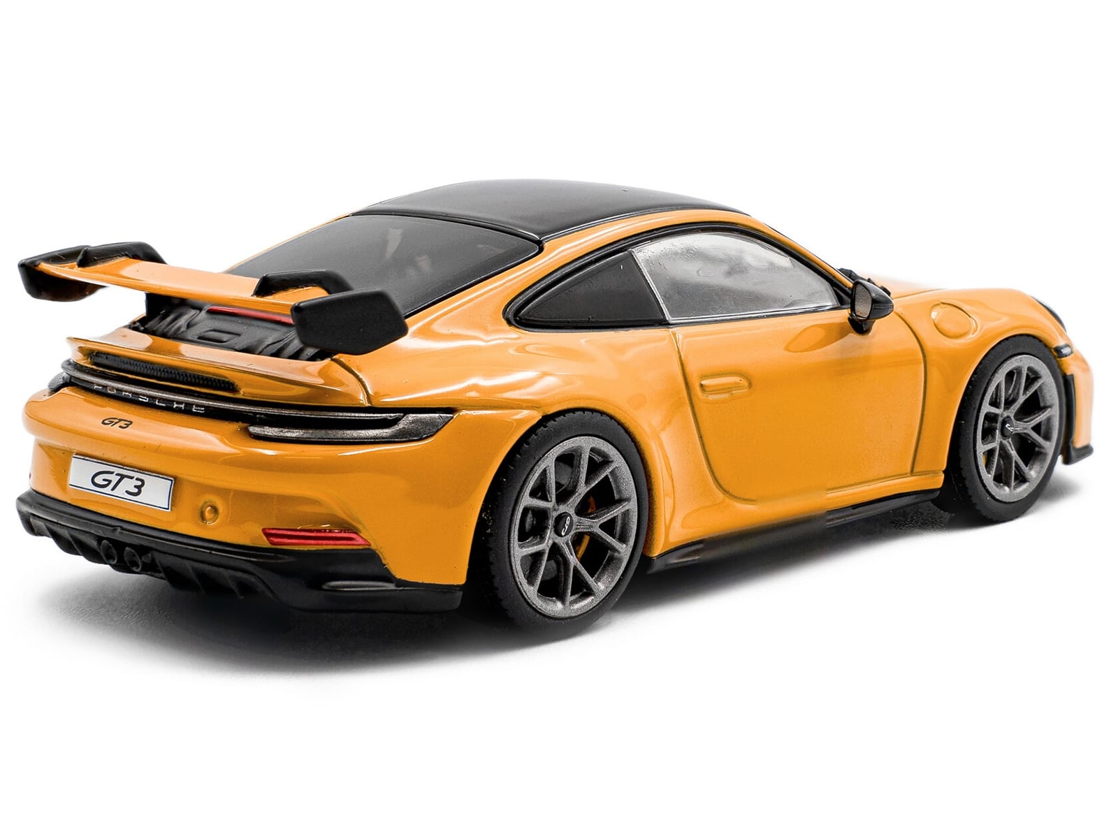 2023 Porsche 911 (992) GT3 Signal Yellow with Black Top 1/43 Diecast Model Car by Solido - Image 3
