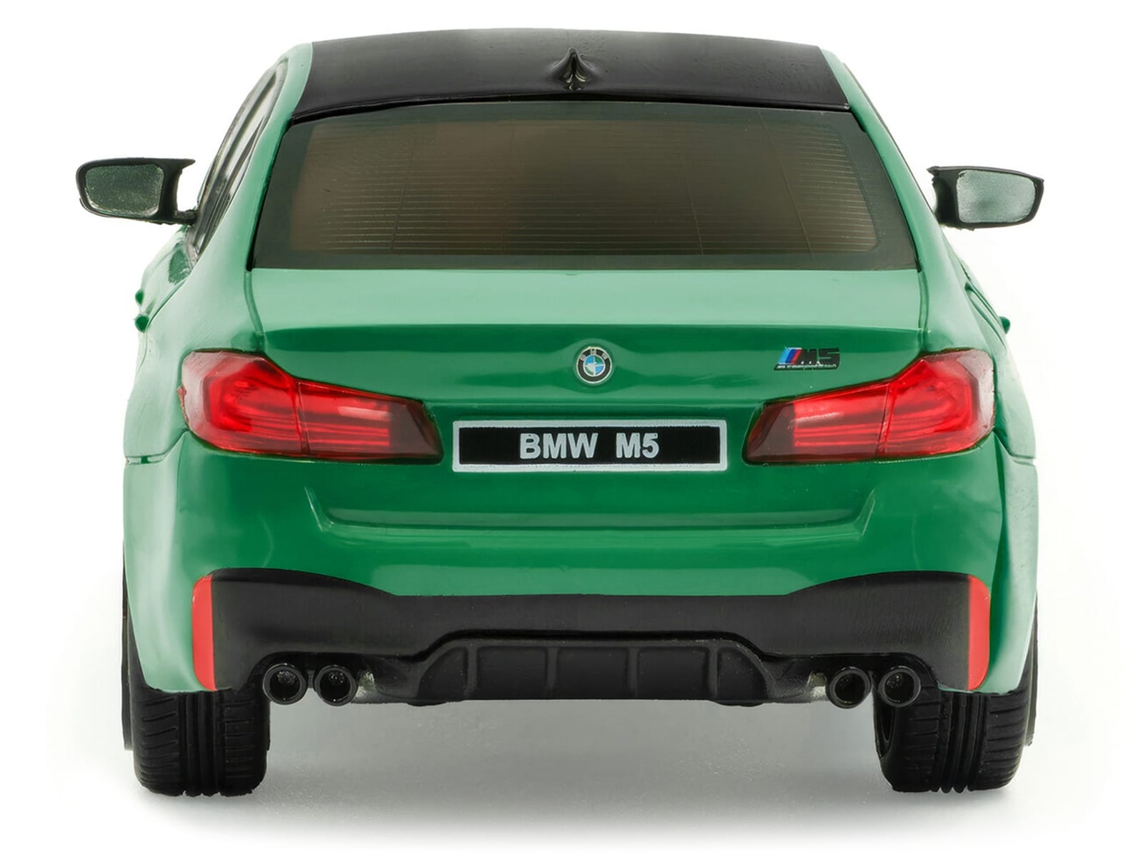 2022 BMW M5 Competition Signal Green with Black Top 1/43 Diecast Model Car by Solido - Image 5