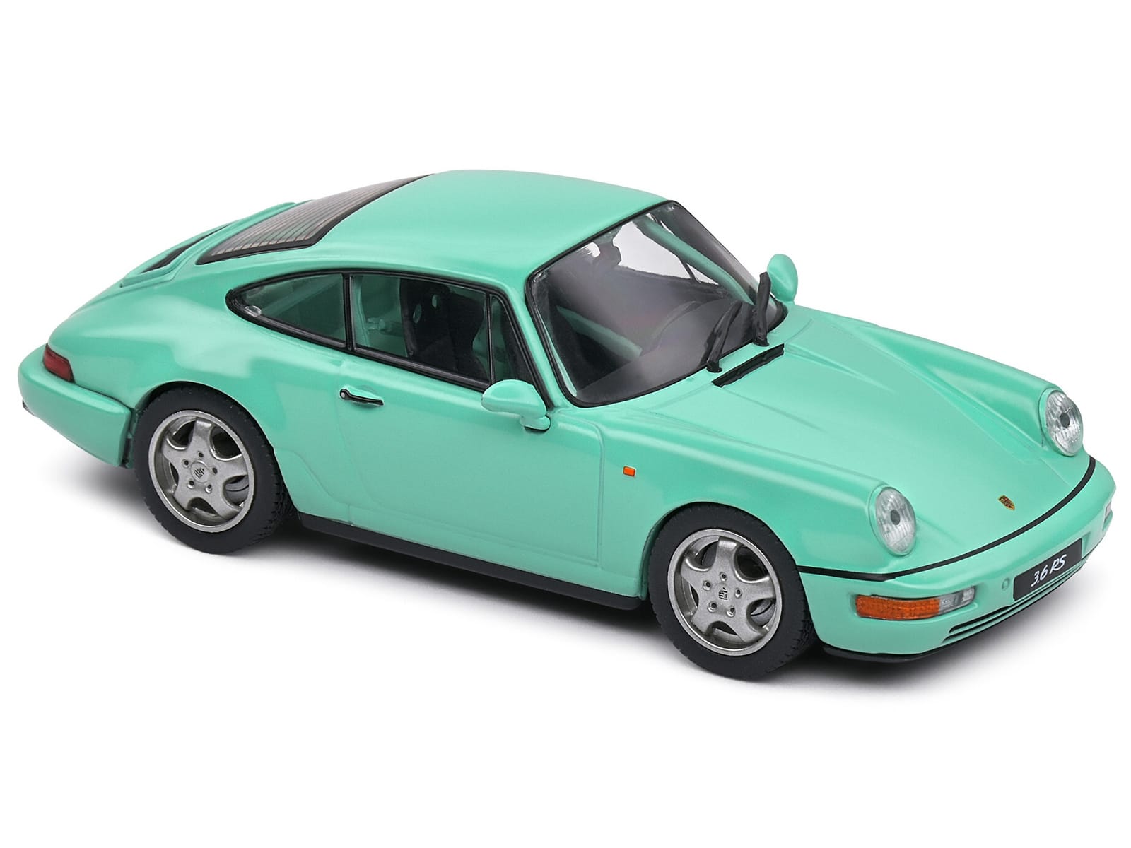 Porsche 911 (964) RS Clubsport Mint Green 1/43 Diecast Model Car by Solido - Image 3