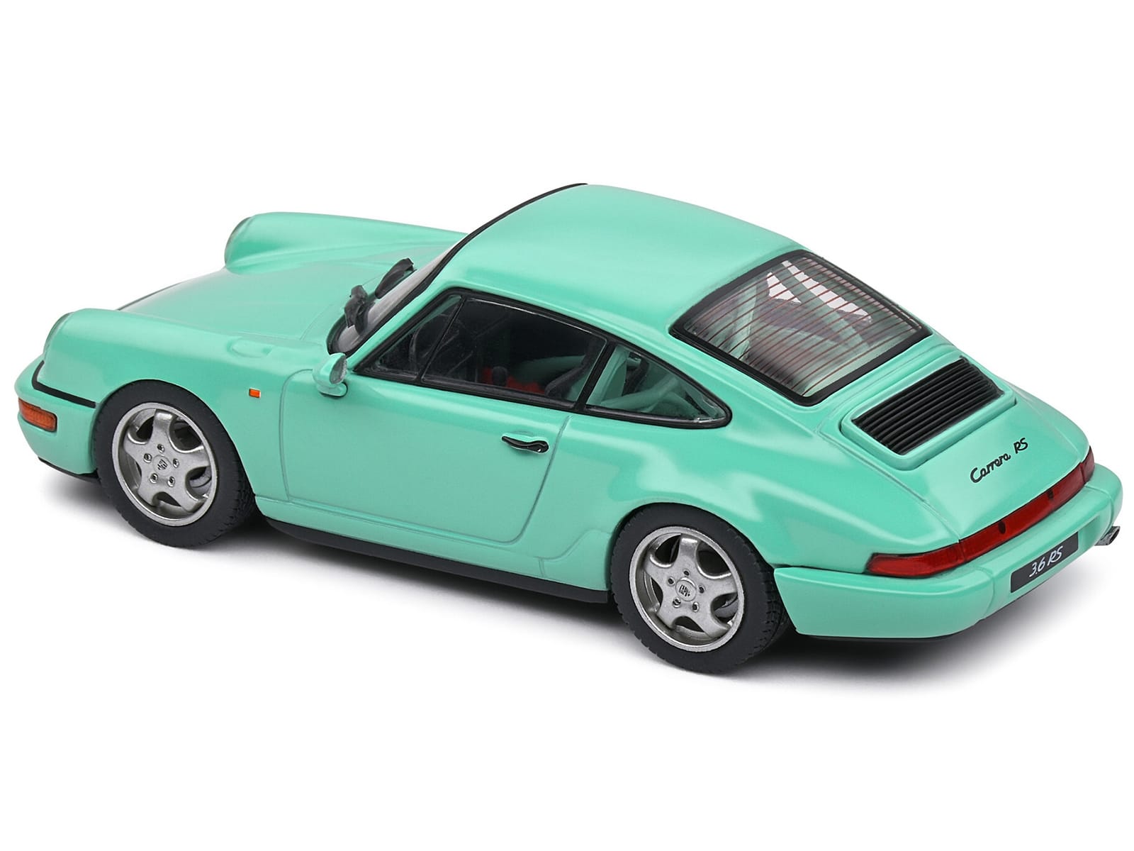 Porsche 911 (964) RS Clubsport Mint Green 1/43 Diecast Model Car by Solido - Image 4