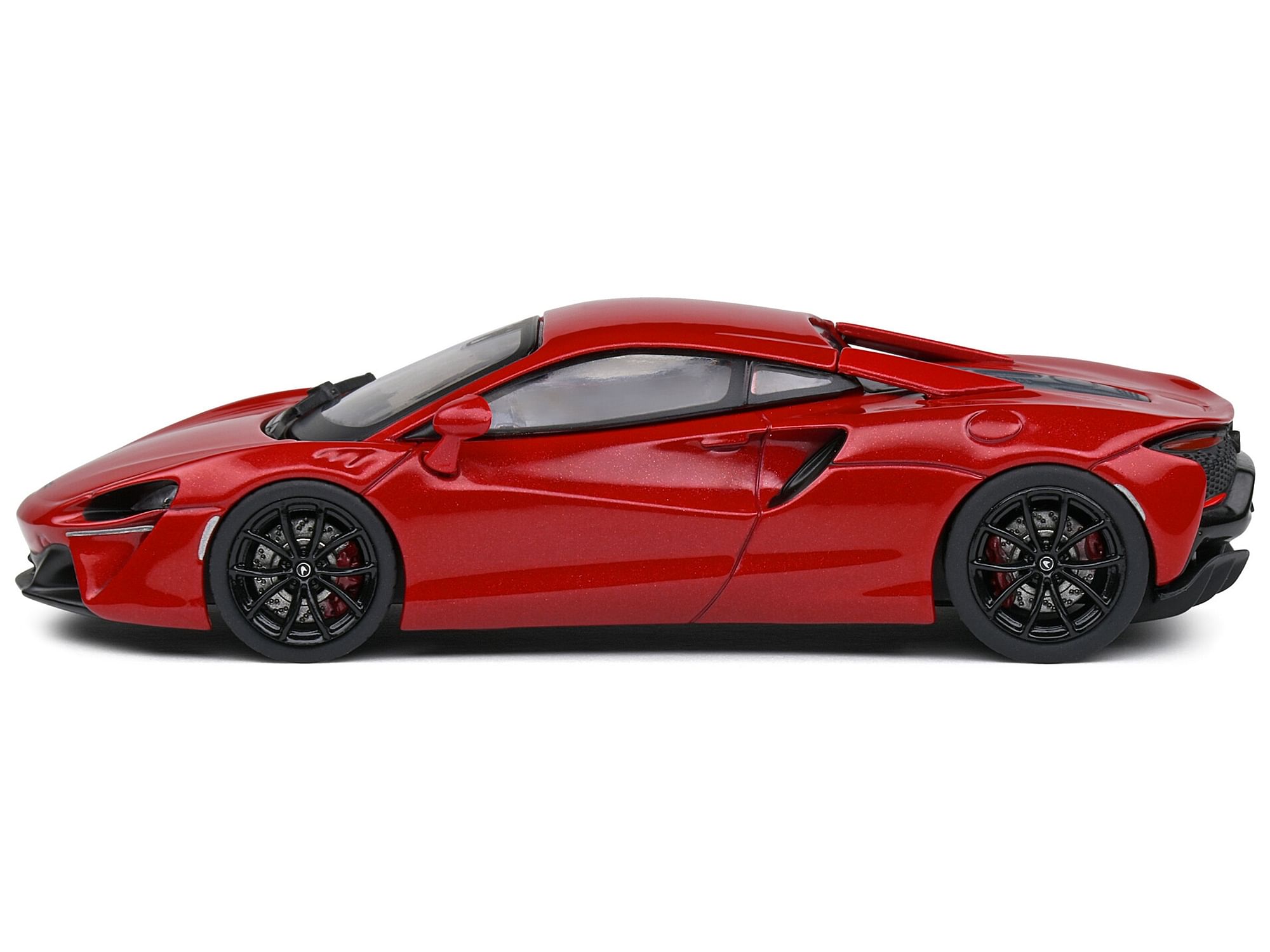 McLaren Artura Hybrid Supercar Amaranth Red Metallic 1/43 Diecast Model Car by Solido