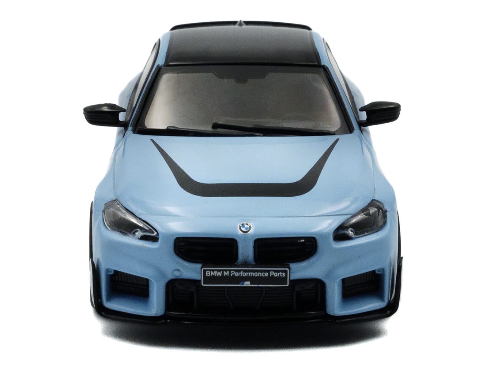 2023 BMW M2 M Performance Zandvoort Blue with Black Top 1/43 Diecast Model Car by Solido - Image 4