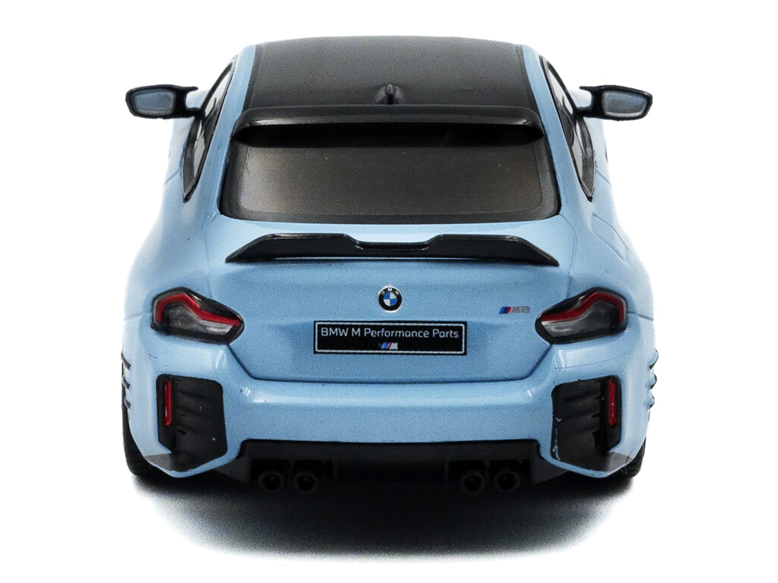 2023 BMW M2 M Performance Zandvoort Blue with Black Top 1/43 Diecast Model Car by Solido - Image 5