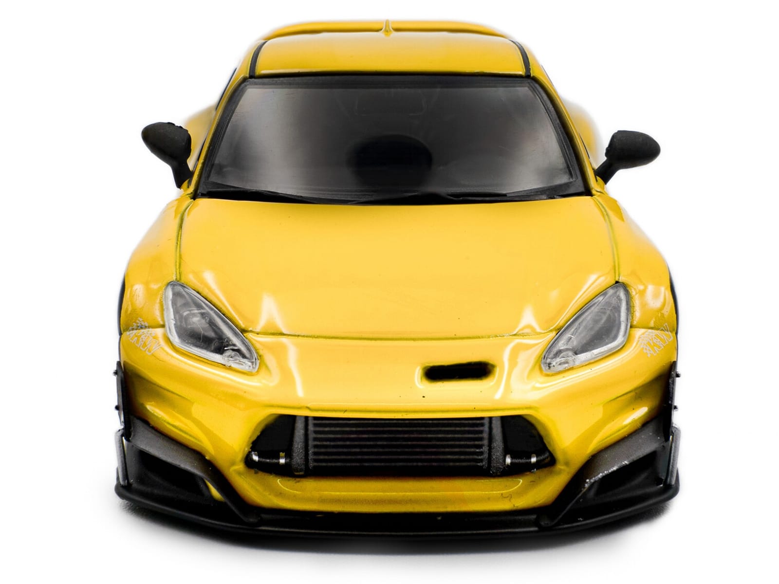2022 Toyota Pandem GR86 Yellow 1/43 Diecast Model Car by Solido - Image 4