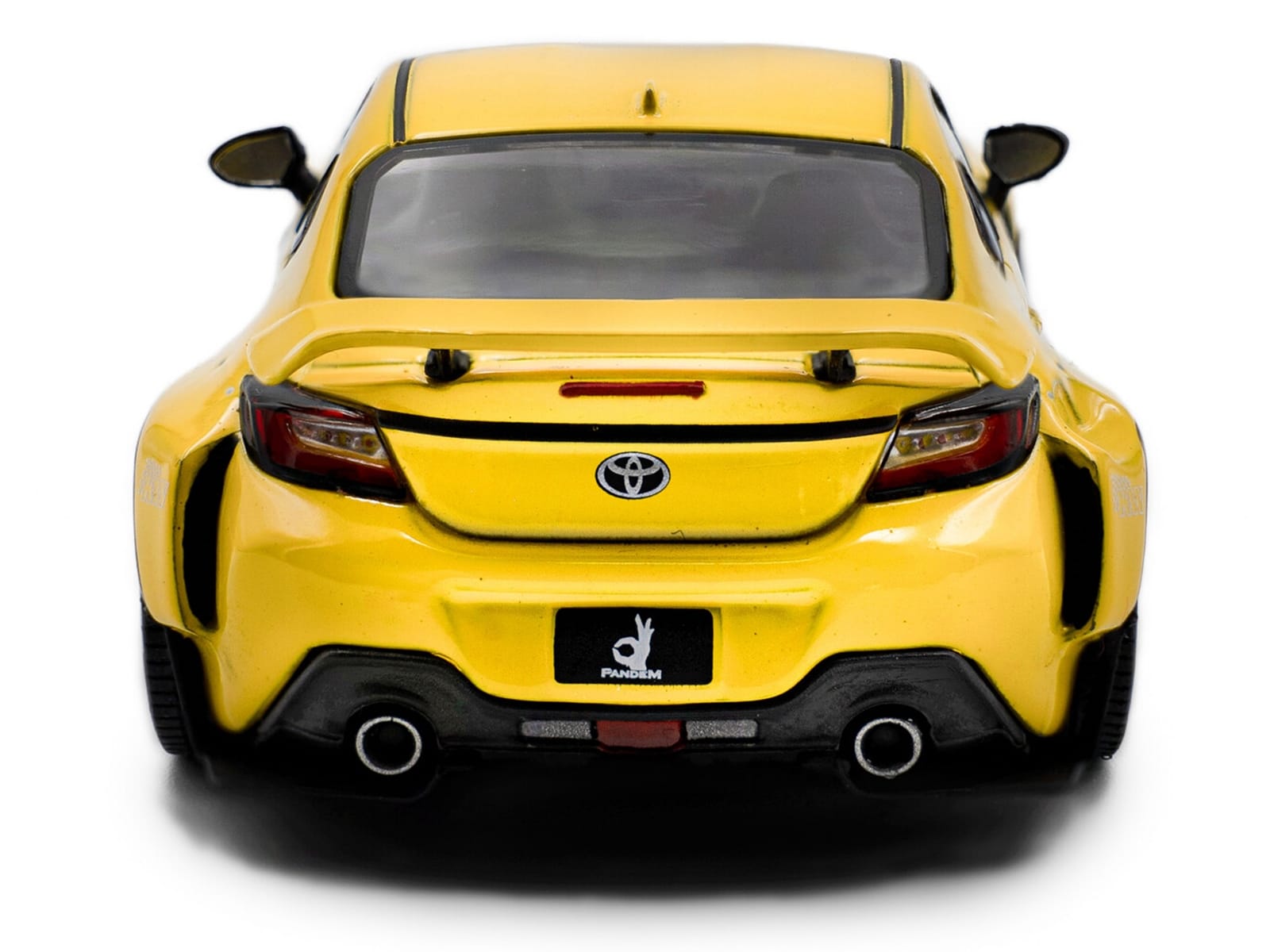 2022 Toyota Pandem GR86 Yellow 1/43 Diecast Model Car by Solido - Image 5