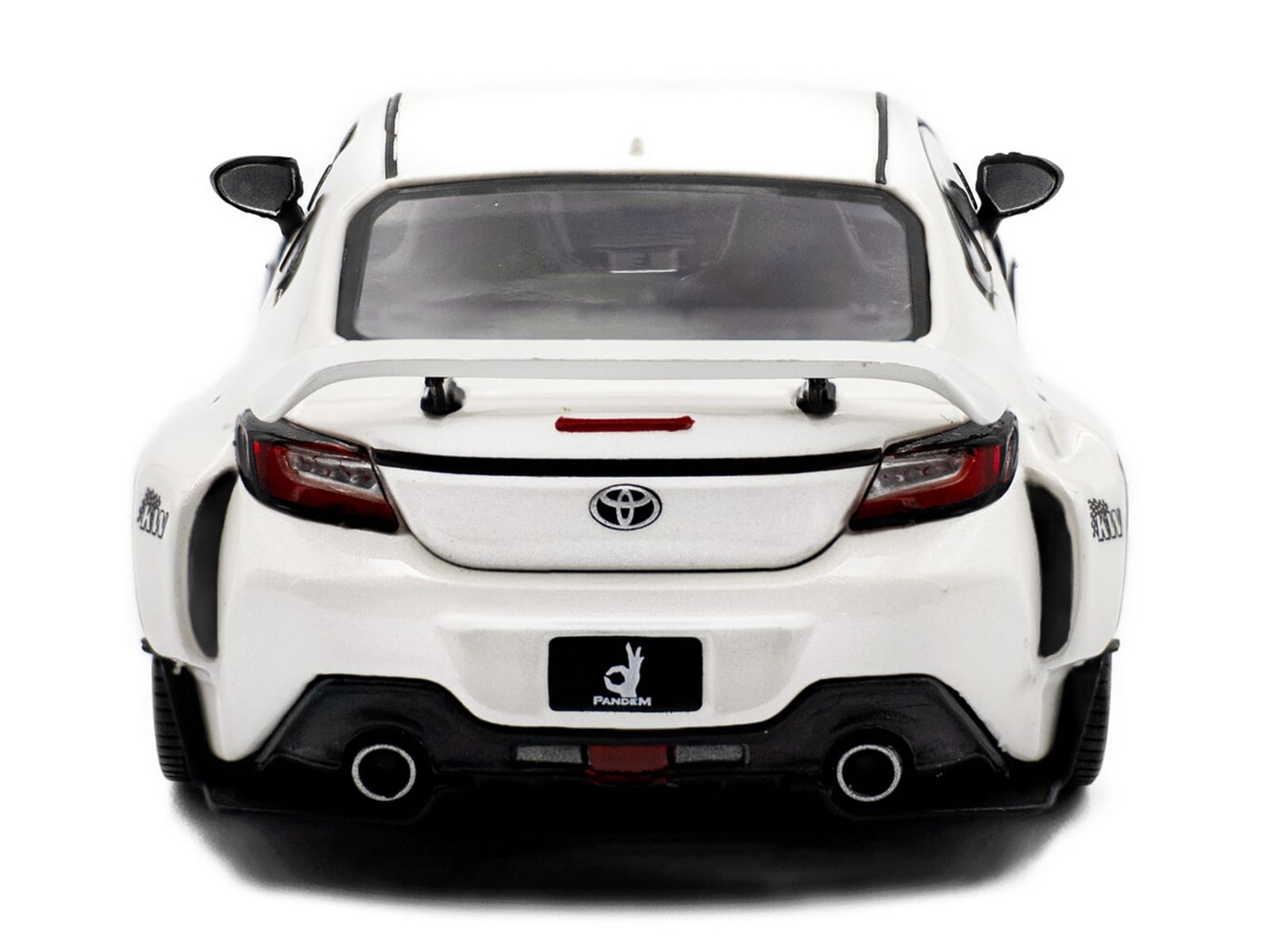2022 Toyota Pandem GR86 White Metallic 1/43 Diecast Model Car by Solido - Image 4