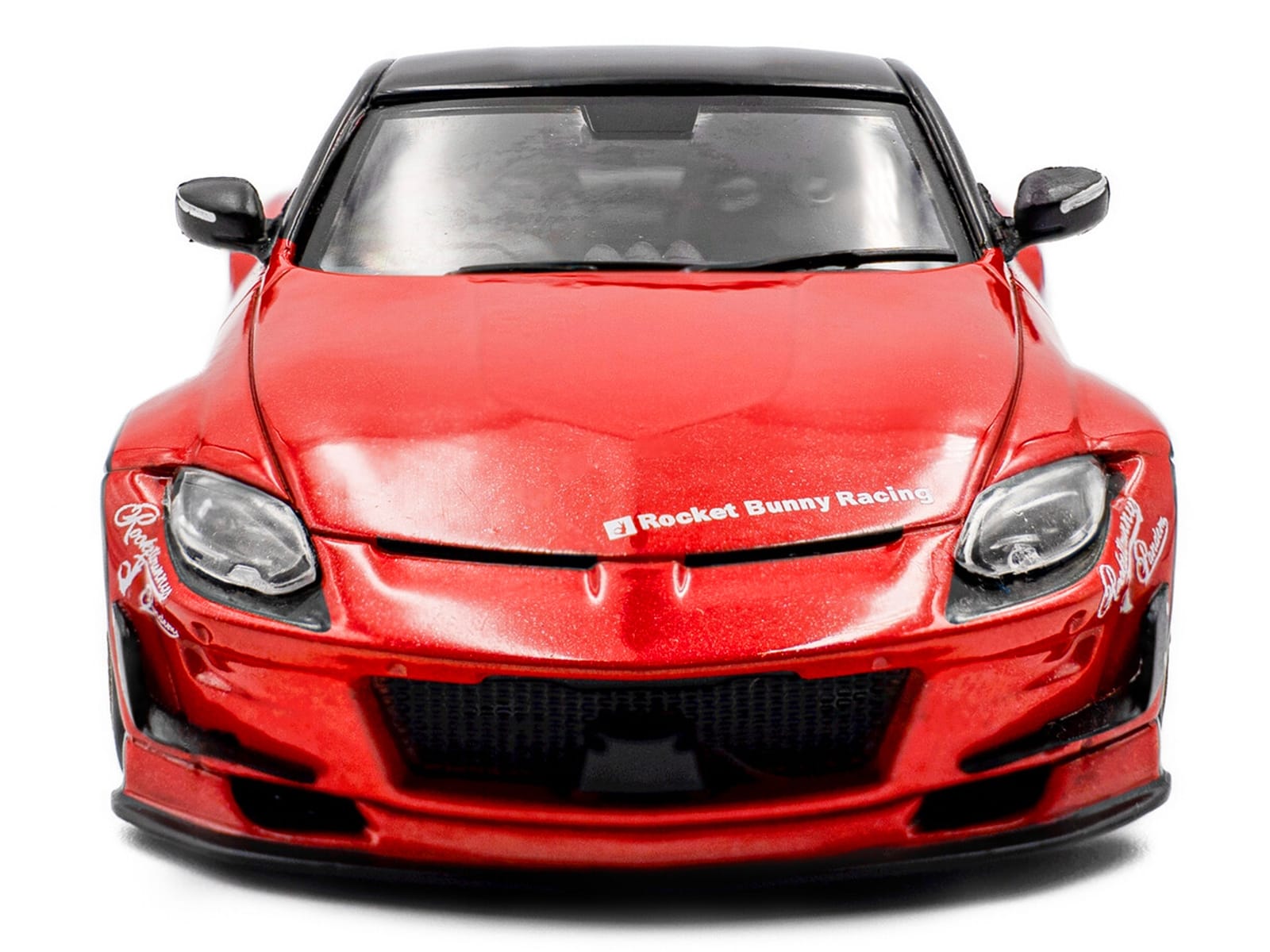 2022 Nissan Pandem Fairlady Z RHD (Right Hand Drive) Red Metallic with Black Top 1/43 Diecast Model Car by Solido - Image 4