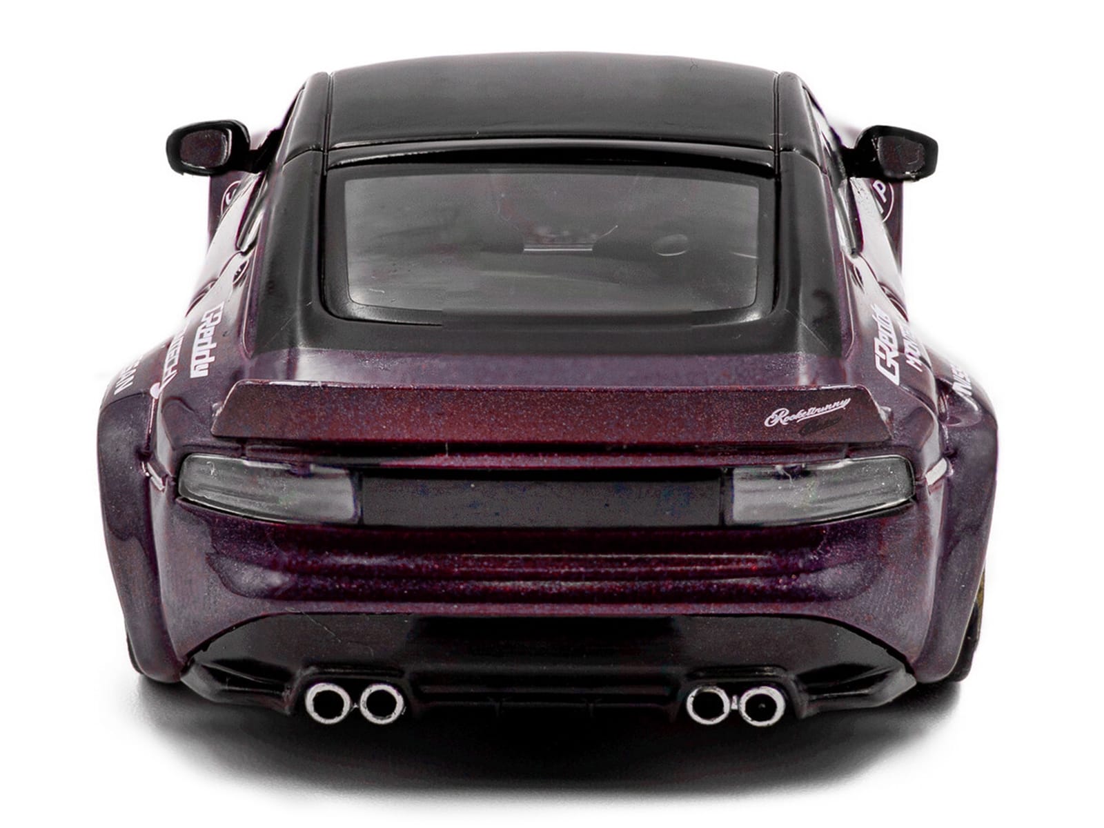 2022 Nissan Pandem Fairlady Z RHD (Right Hand Drive) Purple Metallic with Black Top 1/43 Diecast Model Car by Solido - Image 5