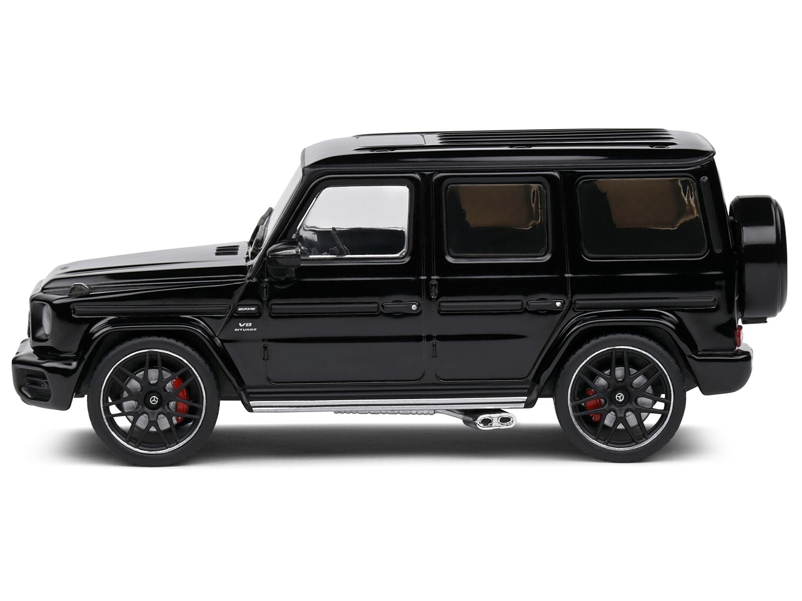 2022 Mercedes-Benz AMG G63 Obsidian Black Metallic 1/43 Diecast Model Car by Solido