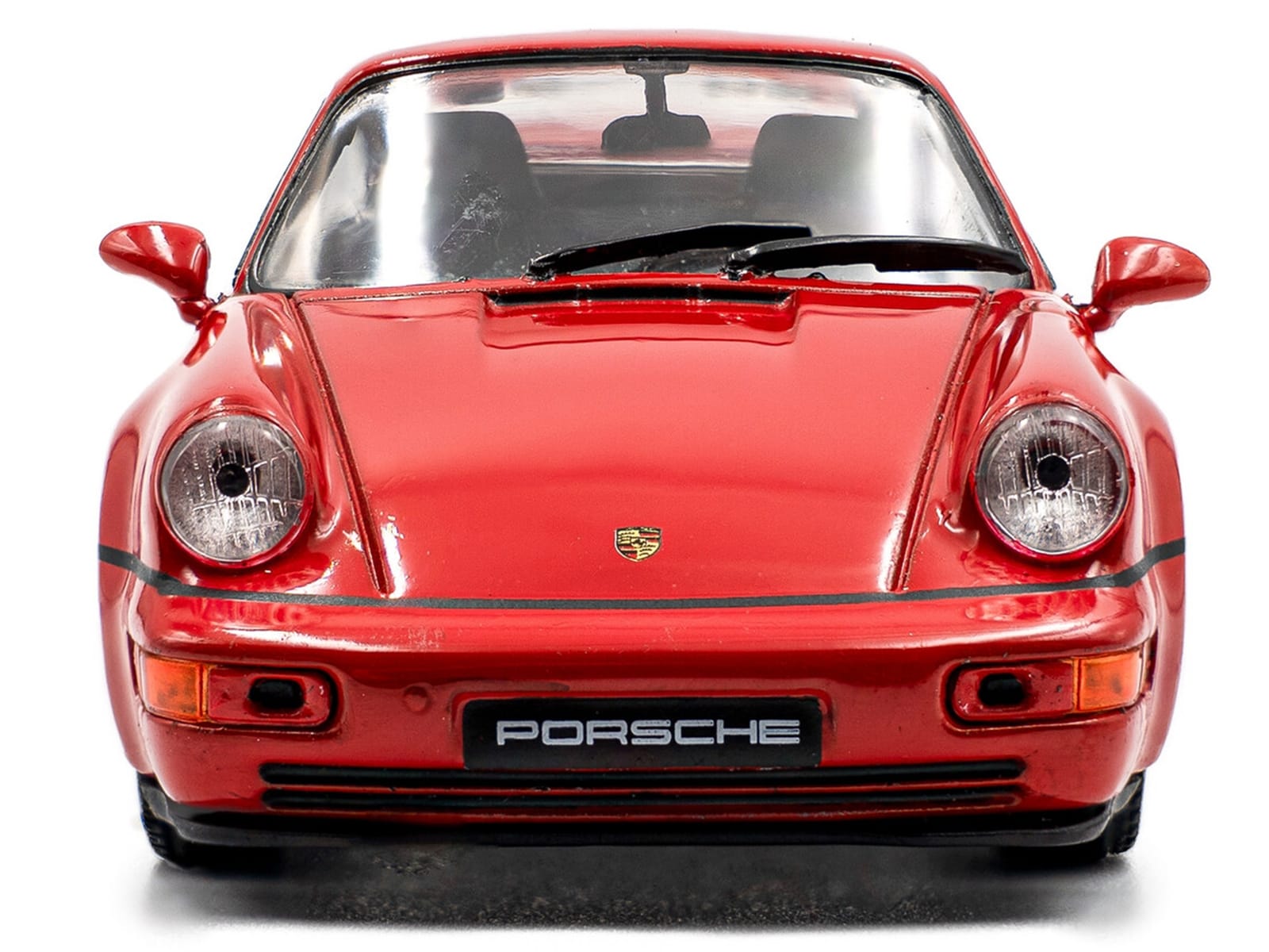 1994 Porsche 911 (964) RS 3.8 Guards Red 1/43 Diecast Model Car by Solido - Image 4