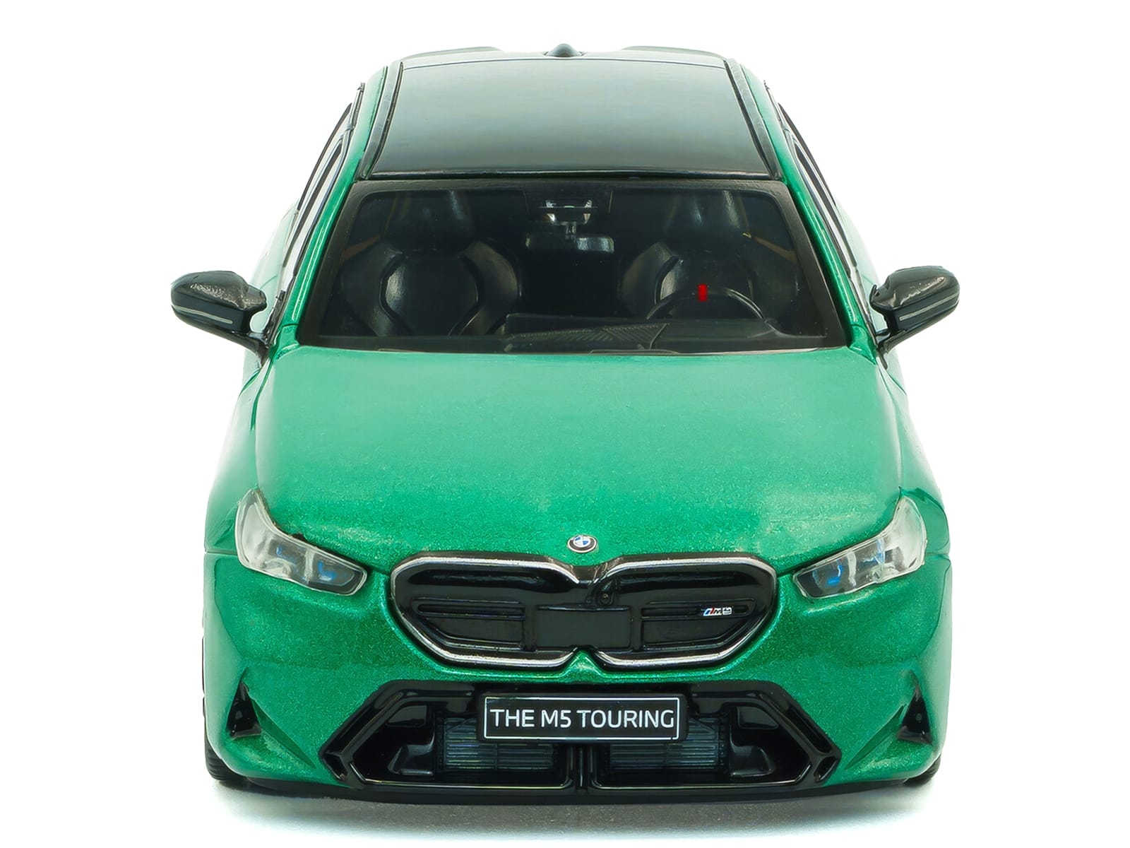 2024 BMW M5 Touring Isle Of Man Green Metallic with Black Top 1/43 Diecast Model Car by Solido - Image 4