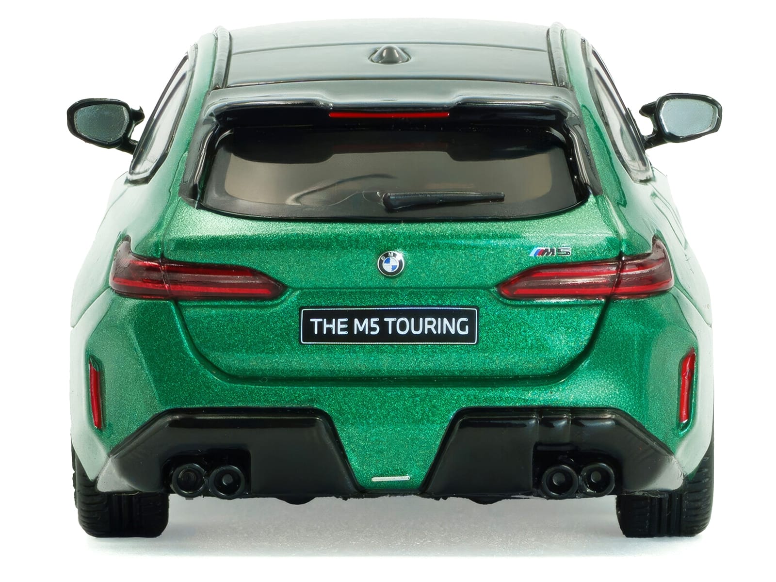 2024 BMW M5 Touring Isle Of Man Green Metallic with Black Top 1/43 Diecast Model Car by Solido - Image 5