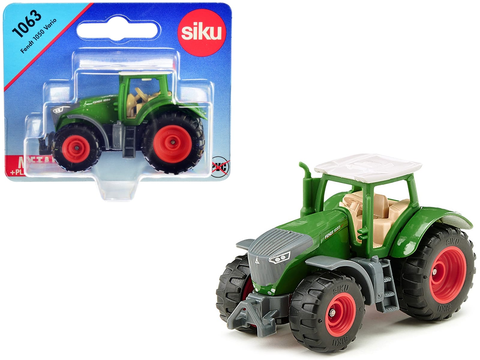 Fendt 1050 Vario Tractor Green with White Top Diecast Model by Siku - Image 3