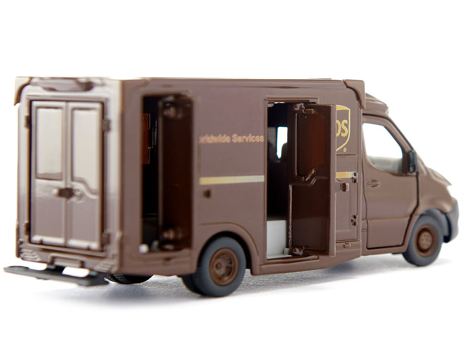 Mercedes-Benz Sprinter Van Brown “UPS Worldwide Services” 1/50 Diecast Model Car by Siku