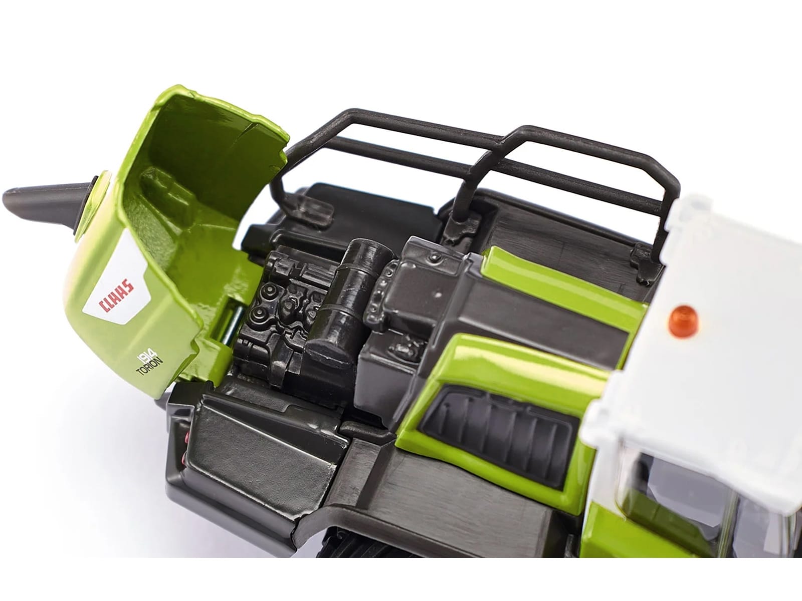 Claas Torion 1914 Wheel Loader Green and White 1/50 Diecast Model by Siku - Image 4