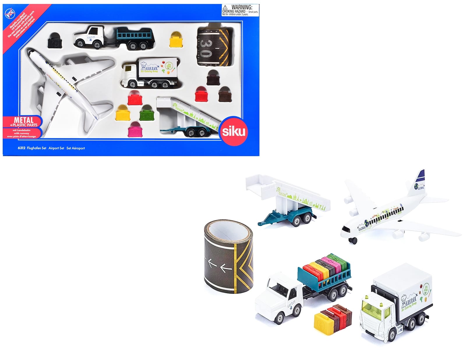 Airport 14 piece Set Diecast Models by Siku