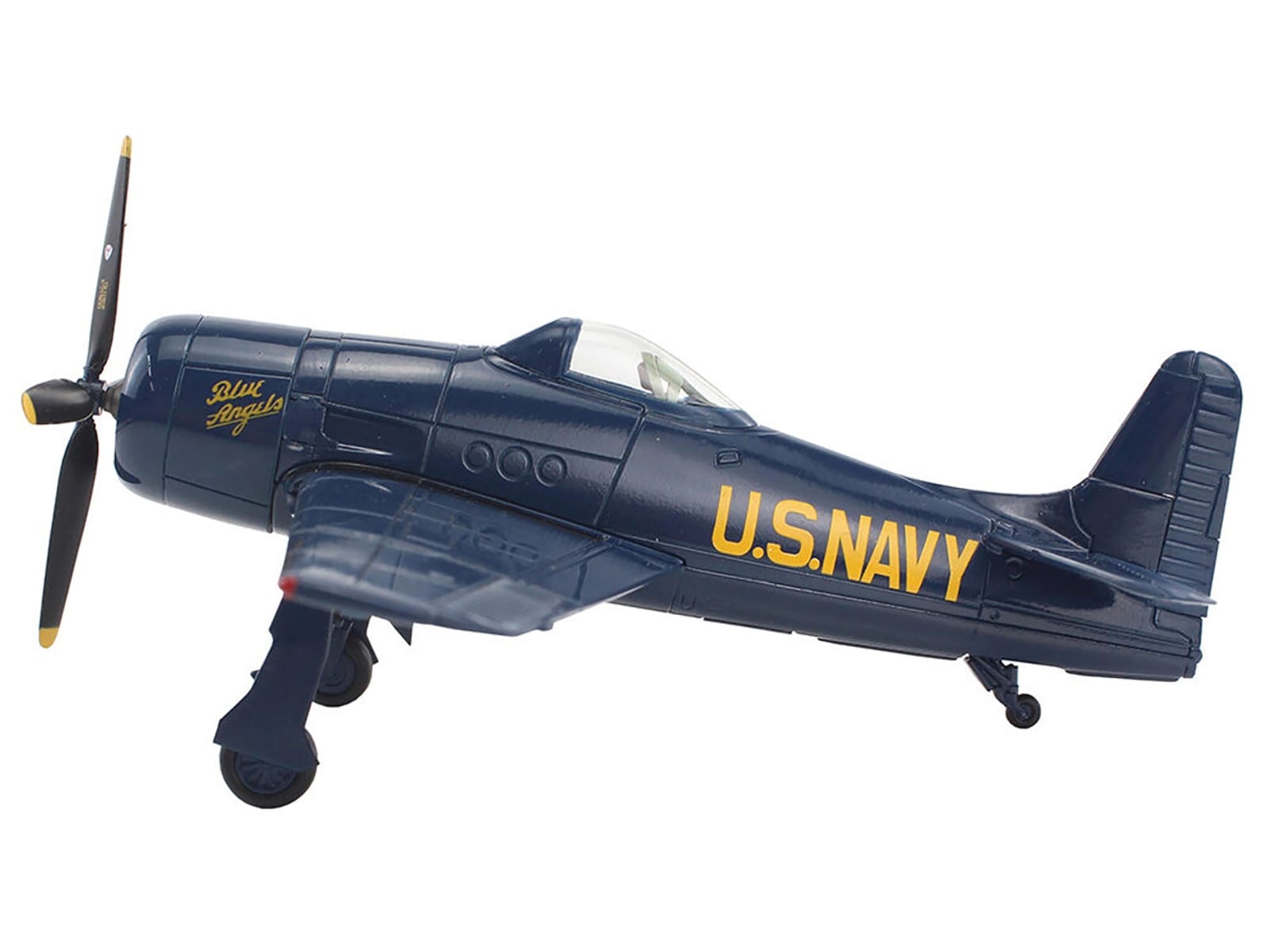 Grumman F8F Bearcat Fighter Aircraft "Blue Angels (#1-5 decals)" (1946) United States Navy "SkyMax Models" Series 1/72 Diecast Model by Hobby Master - Image 3