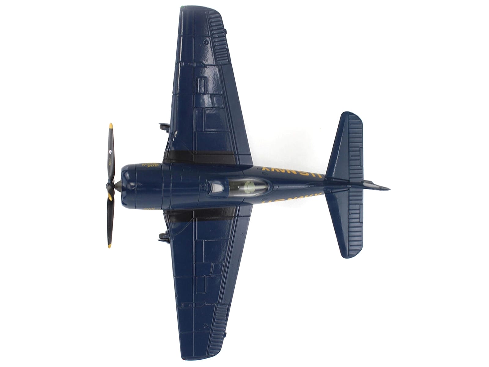 Grumman F8F Bearcat Fighter Aircraft "Blue Angels (#1-5 decals)" (1946) United States Navy "SkyMax Models" Series 1/72 Diecast Model by Hobby Master - Image 4