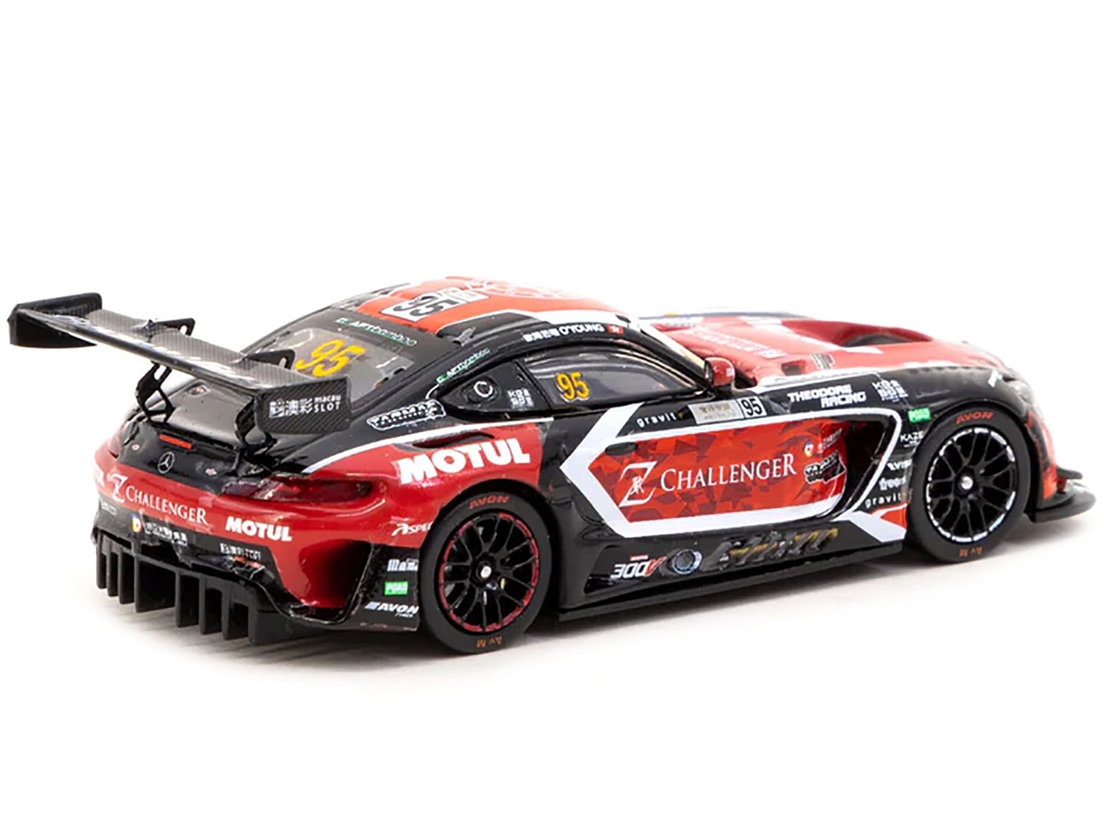 Mercedes-AMG GT3 #95 Darryl O’Young “Craft-Bamboo Racing” Winner Macau GT Cup Race 2 (2021) “Hobby64” Series 1/64 Diecast Model Car by Tarmac Works