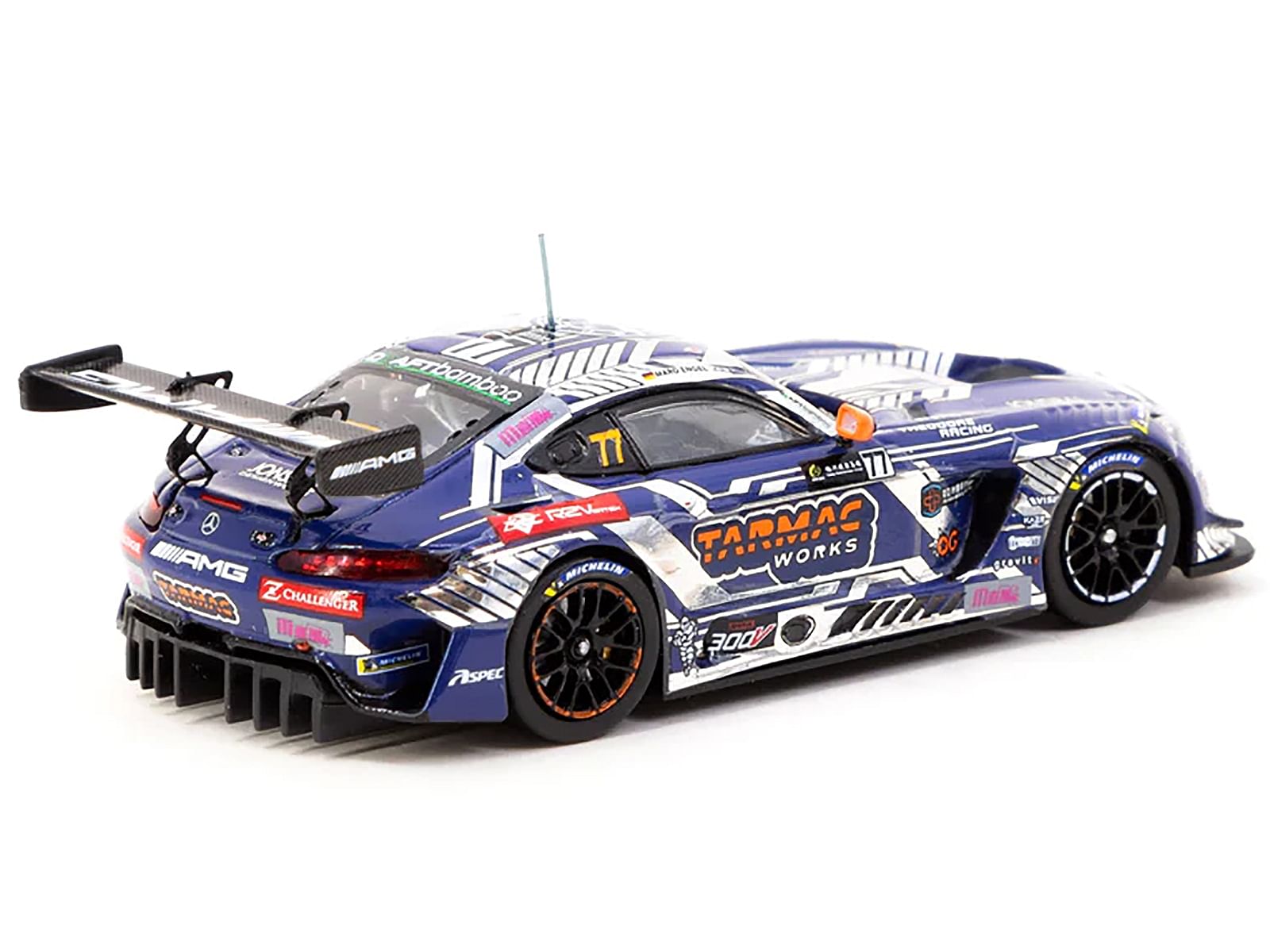 Mercedes-AMG GT3 #77 Maro Engel “Craft-Bamboo Racing” Winner Macau GT Cup (2022) “Hobby64” Series 1/64 Diecast Model Car by Tarmac Works