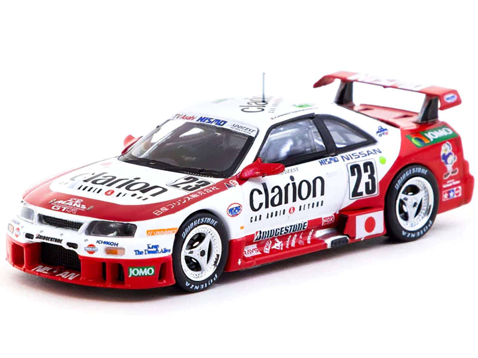Nissan NISMO GT-R LM #23 Kazuyoshi Hoshino - Toshio Suzuki - Masahiko Kageyama "Presentation" "24 Hours of Le Mans" (1995) "Hobby64" Series 1/64 Diecast Model Car by Tarmac Works - Image 2