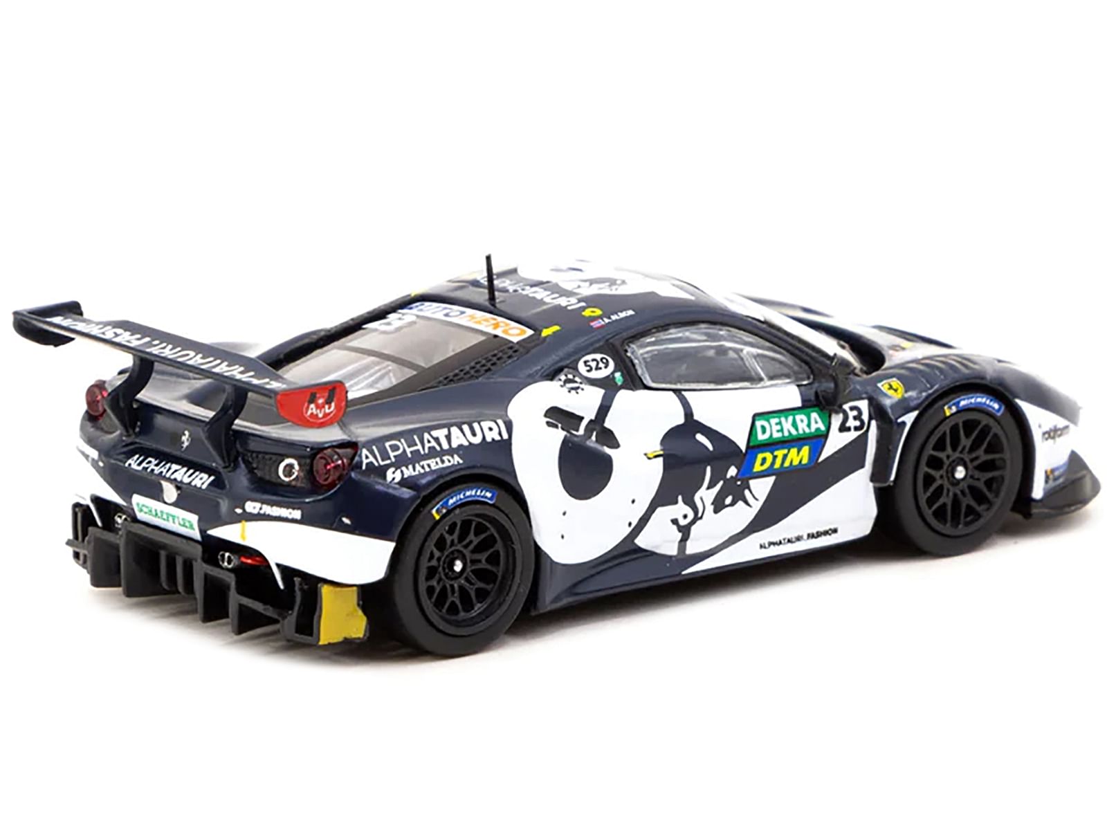 Ferrari 488 GT3 #23 Alex Albon Winner “DTM Nurburgring Race 2” (2021) “Hobby64” Series 1/64 Diecast Model Car by Tarmac Works