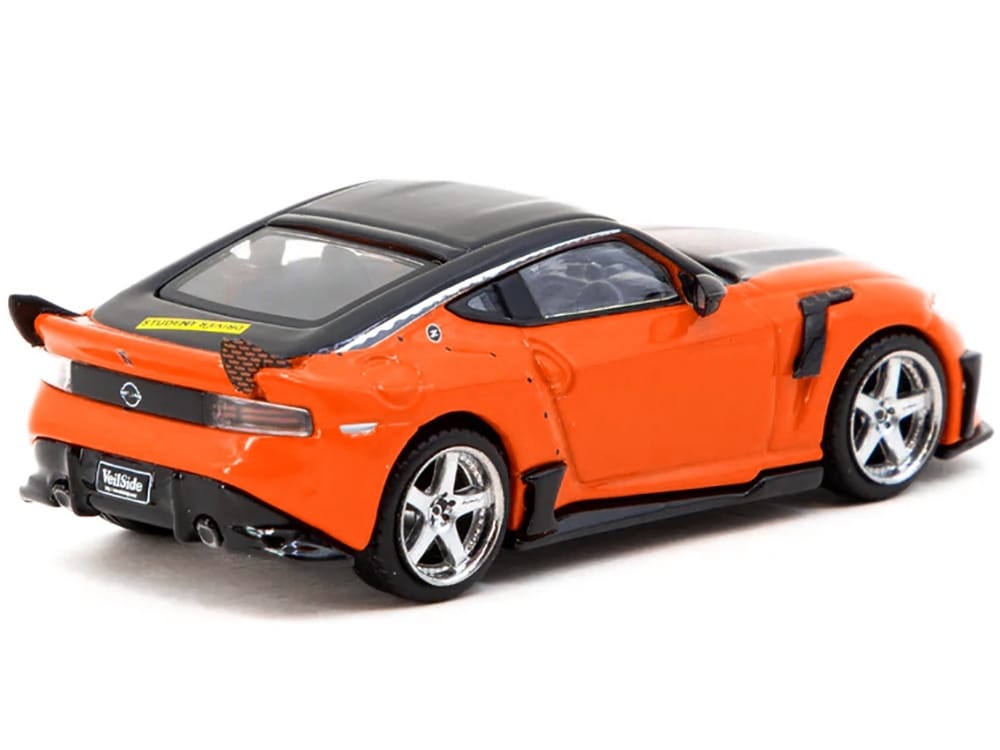 Nissan VeilSide FFZ400 Fairlady Z RHD (Right Hand Drive) Orange with Black Top "Global64" Series 1/64 Diecast Model by Tarmac Works - Image 2