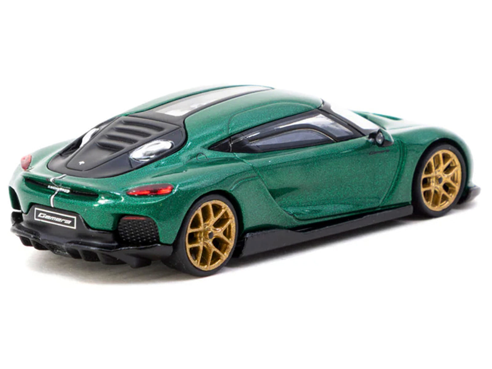 Koenigsegg Gemera Green Metallic "Global64" Series 1/64 Diecast Model by Tarmac Works - Image 3