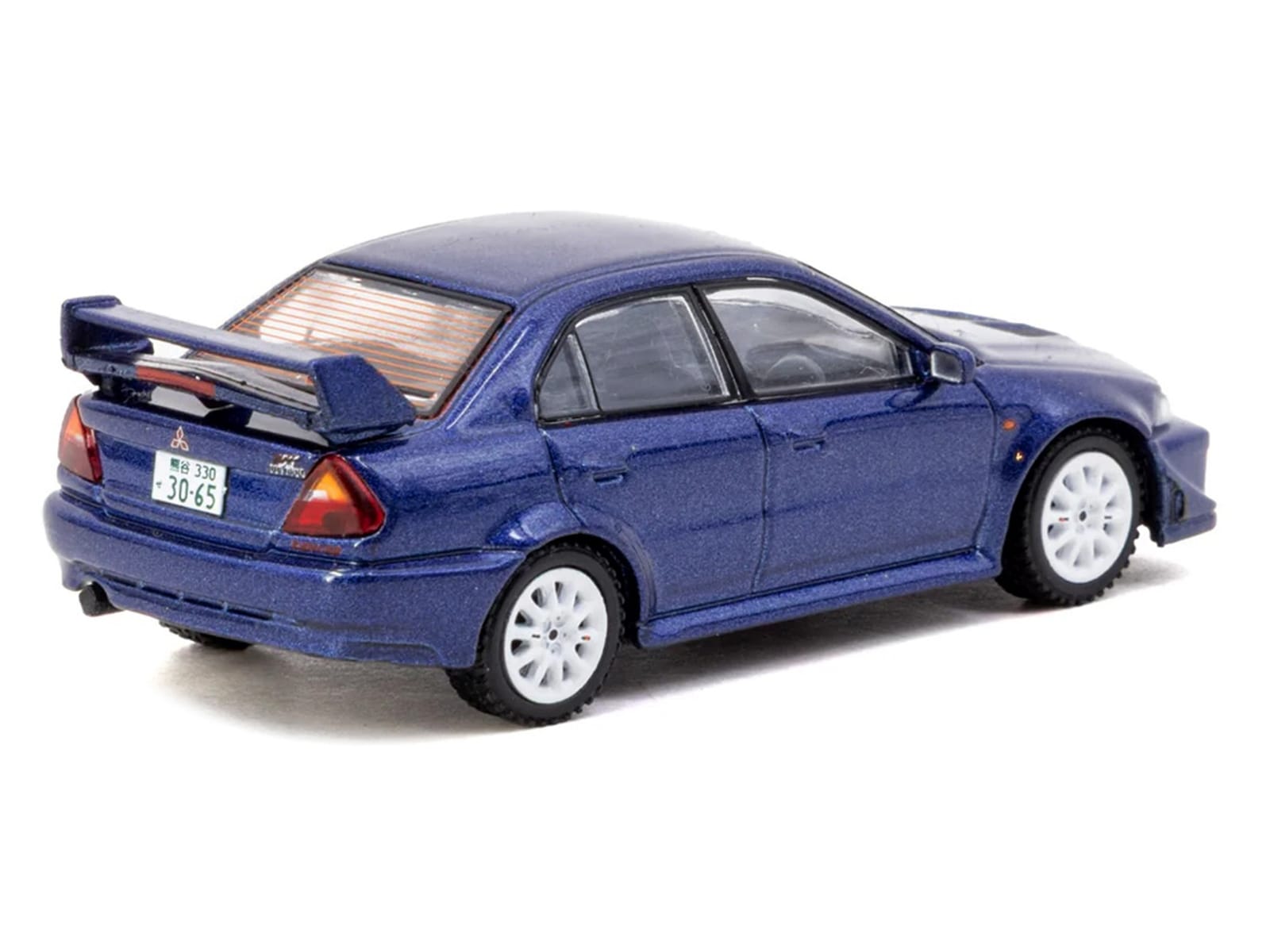 Mitsubishi Lancer Evolution VI RHD (Right Hand Drive) "Tommi Makinen Edition" Blue Metallic "Road64" Series 1/64 Diecast Model by Tarmac Works - Image 3