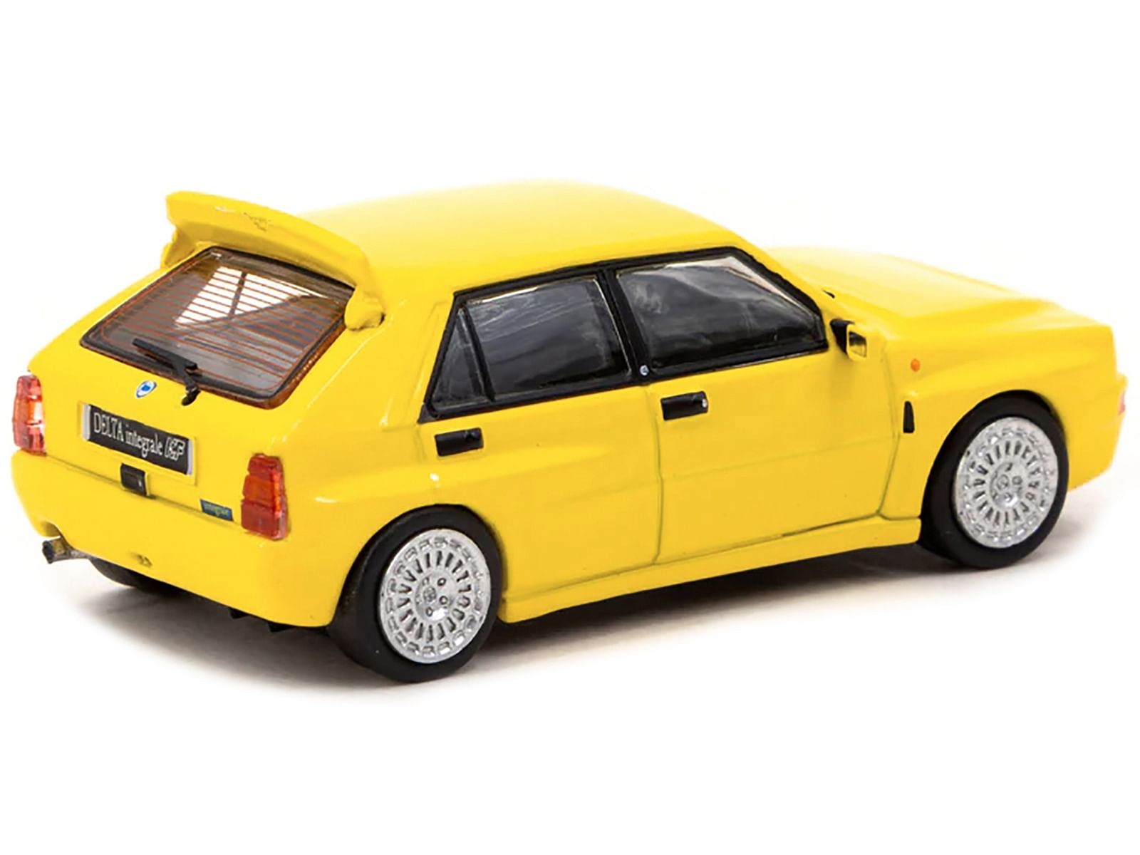 Lancia Delta HF Integrale Giallo Ginestra Yellow “Road64” Series 1/64 Diecast Model Car by Tarmac Works