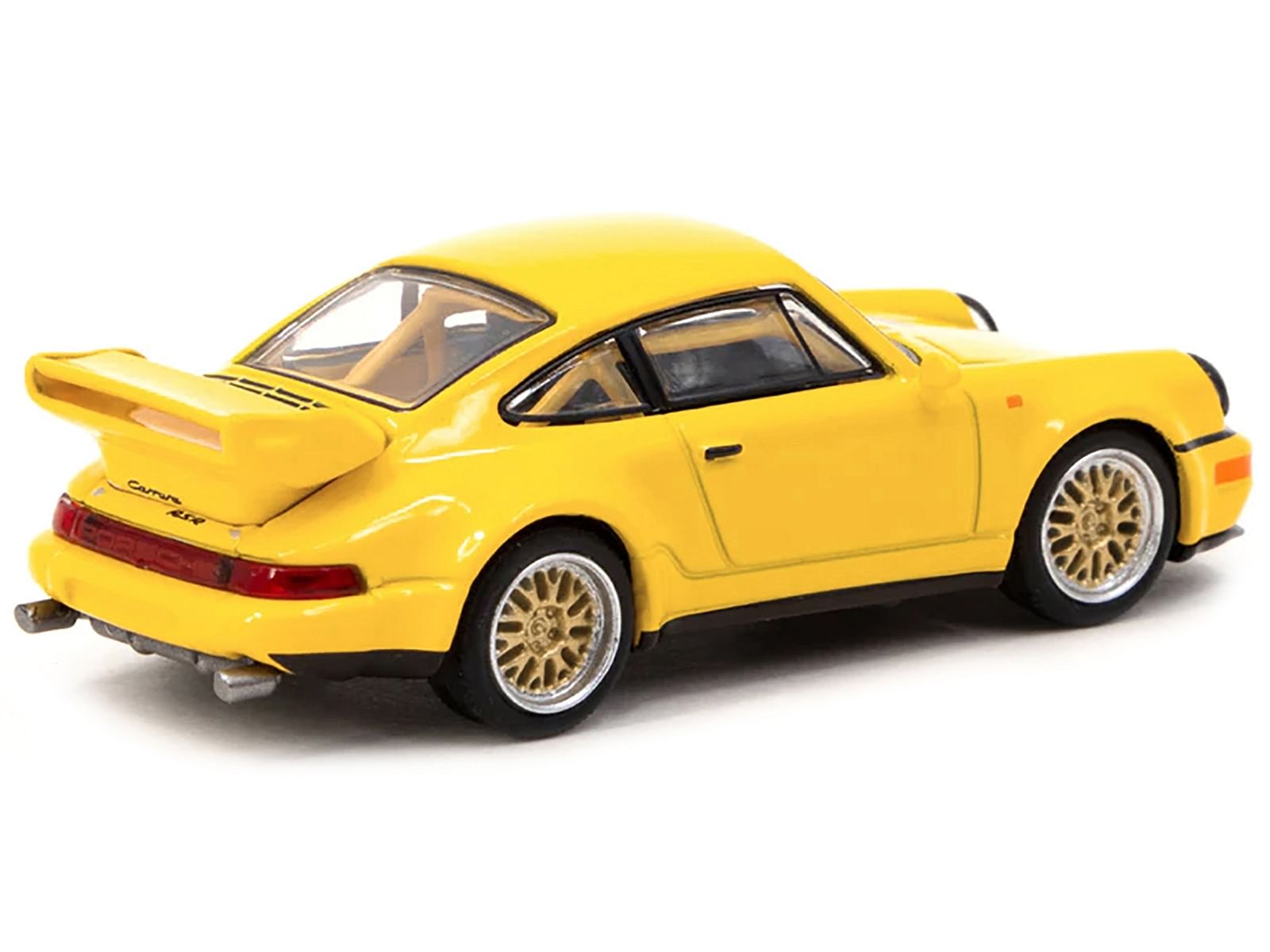 Porsche 911 RSR Yellow “Collab64” Series 1/64 Diecast Model Car by Schuco & Tarmac Works