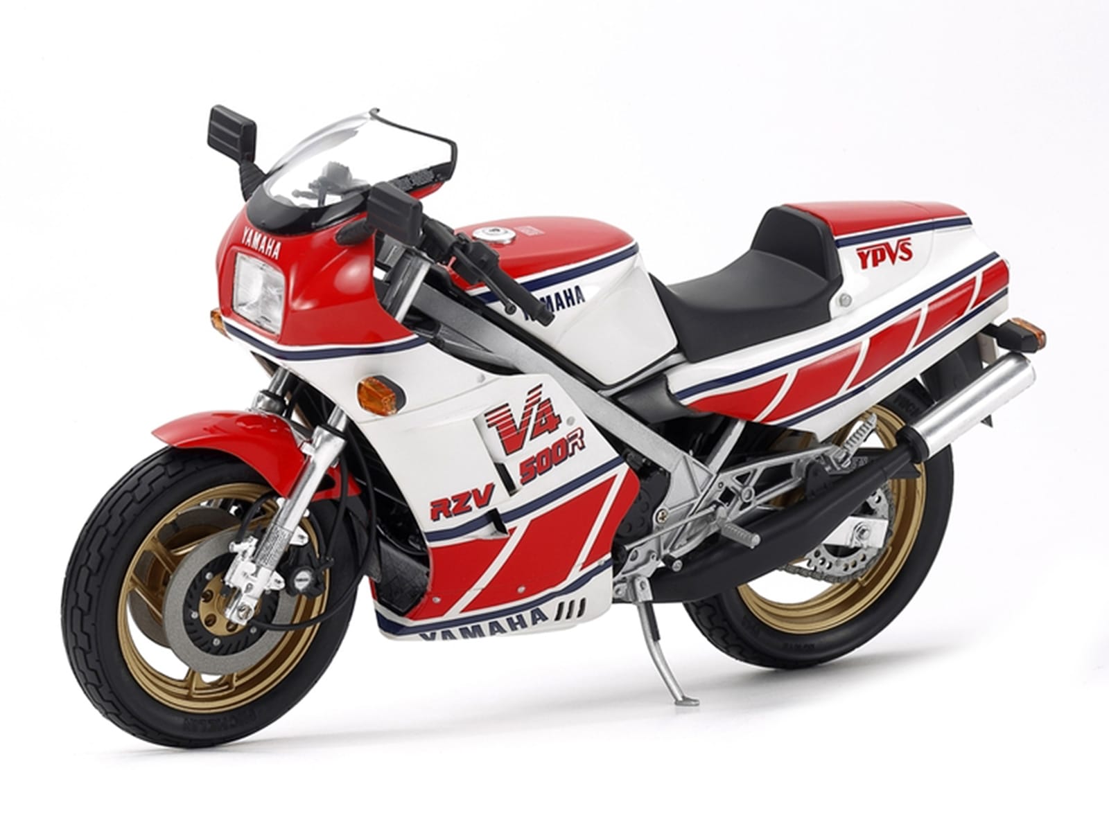 Model Kit Yamaha RZV500R Motorcycle 1/12 Scale Model by Tamiya - Image 2