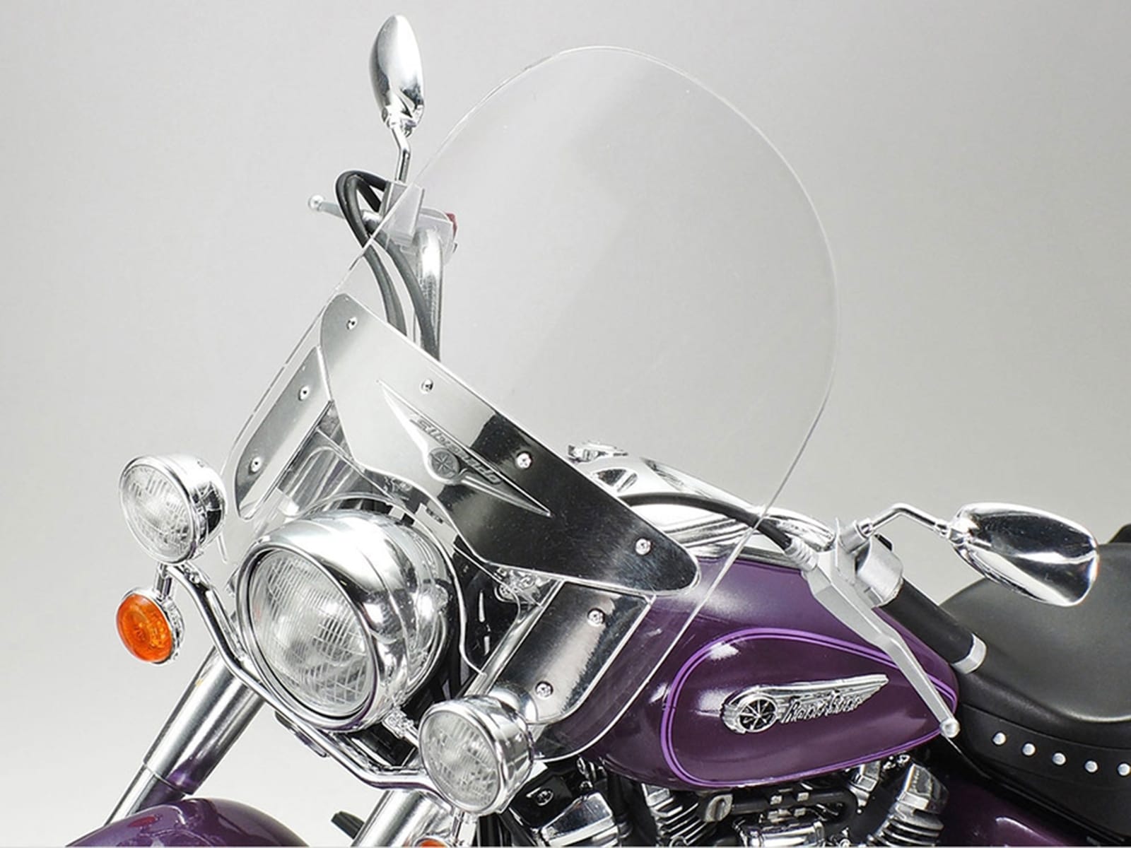 Model Kit Yamaha XV1600 RoadStar Custom Motorcycle 1/12 Scale Model by Tamiya - Image 3