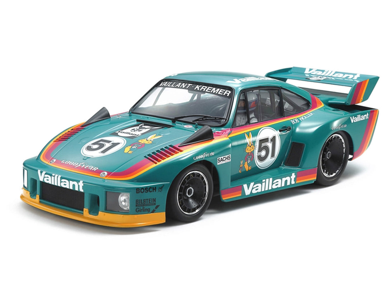 Model Kit Porsche 935 "Vaillant-Kremer" 1/24 Scale Model by Tamiya - Image 2