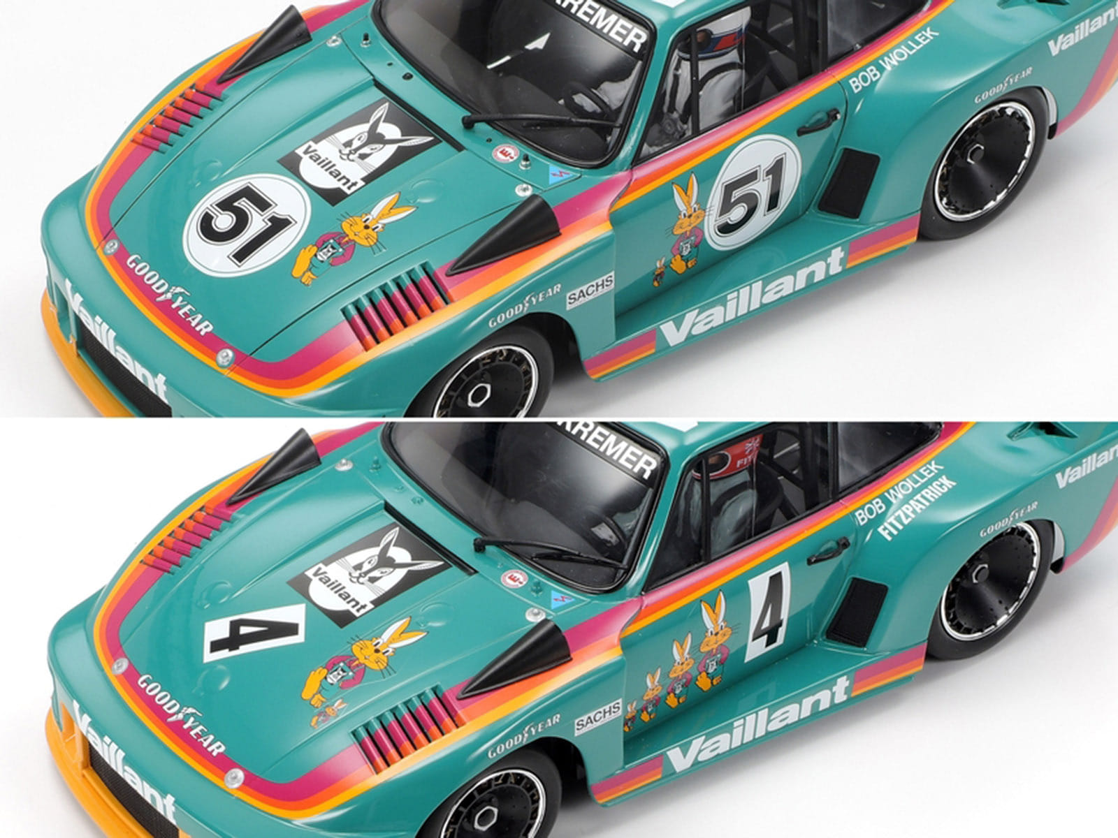 Model Kit Porsche 935 "Vaillant-Kremer" 1/24 Scale Model by Tamiya - Image 4