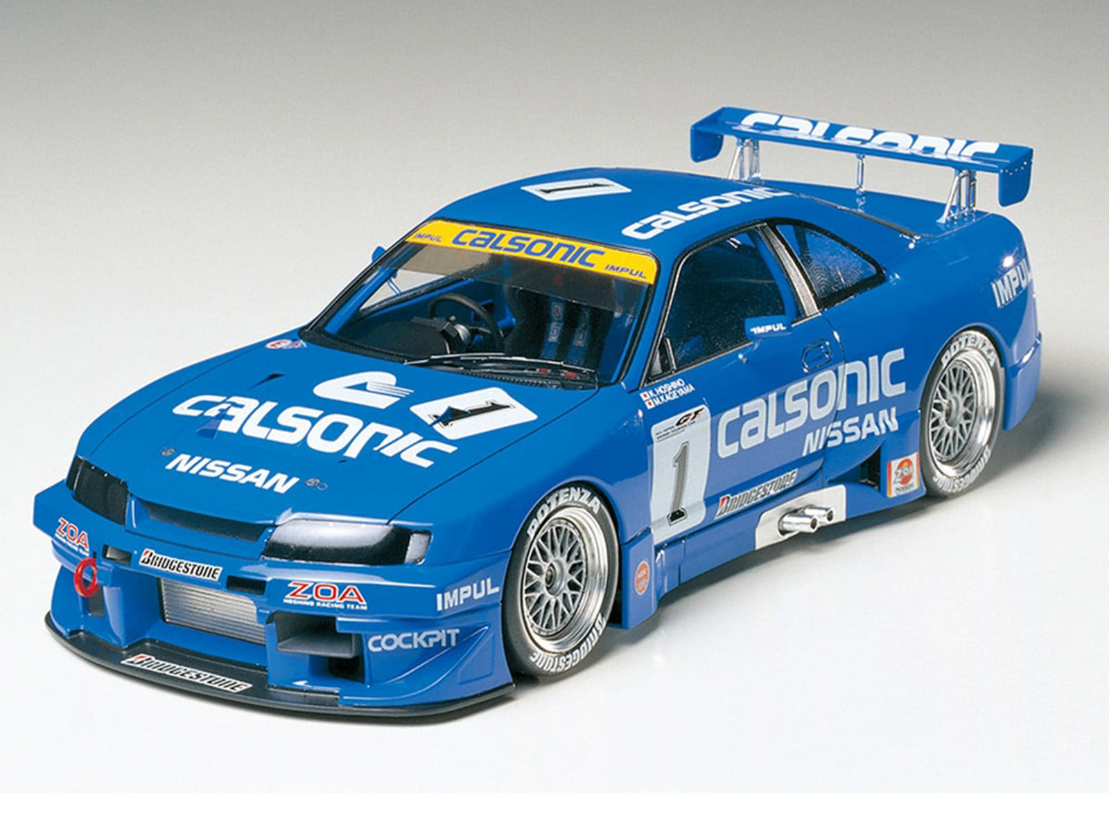 Model Kit Nissan Skyline GT-R "Calsonic" 1/24 Scale Model by Tamiya - Image 2