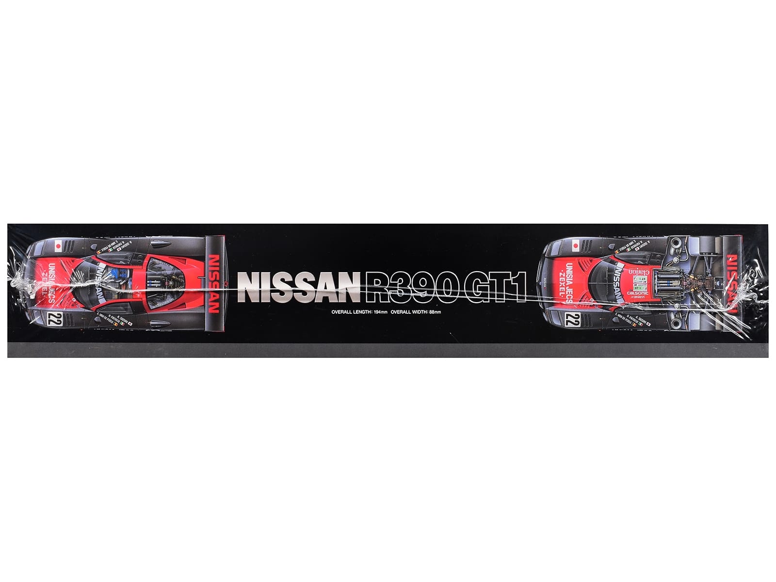 Model Kit Nissan R390 GT1 "24 Hours of Le Mans" (1997) 1/24 Scale Model by Tamiya - Image 4