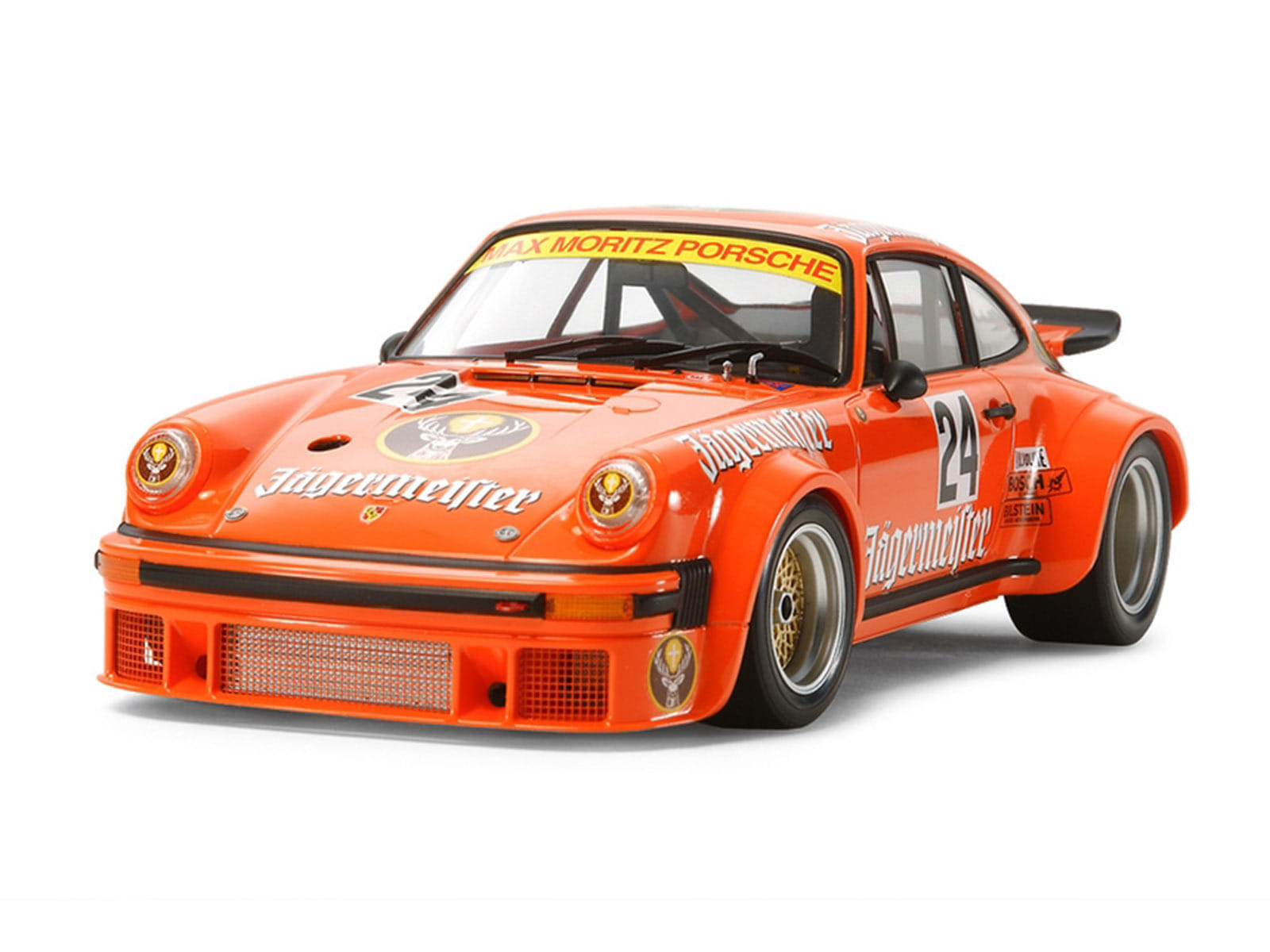 Model Kit Porsche Turbo RSR Type 934 "Jagermeister" 1/24 Scale Model by Tamiya - Image 2