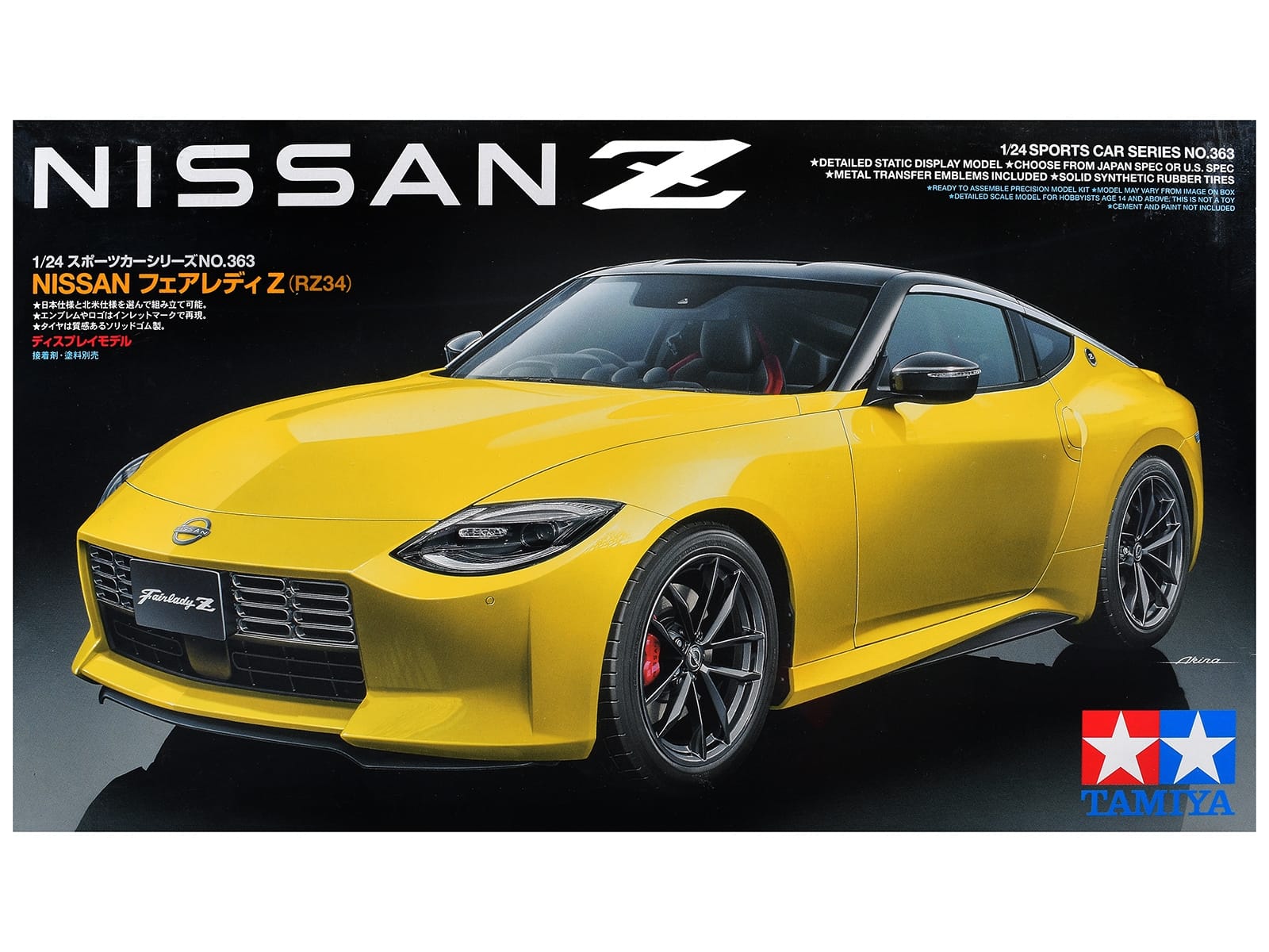 Model Kit Nissan Fairlady Z (RZ34) 1/24 Scale Model by Tamiya