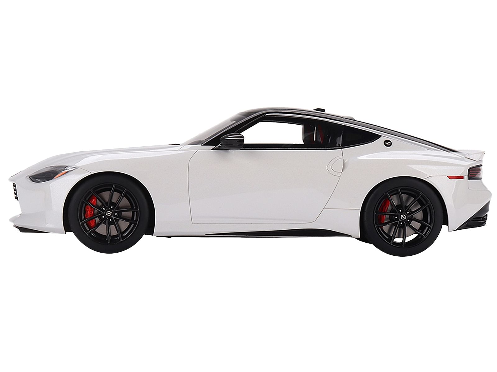 2023 Nissan Z Performance Everest White with Black Top 1/18 Model Car by Top Speed