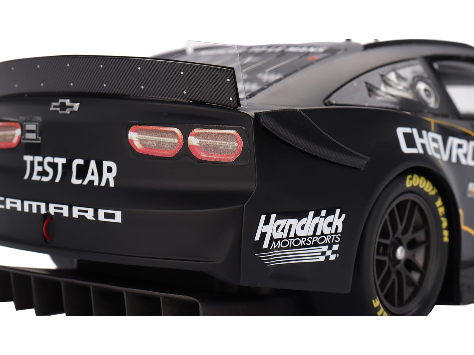 Chevrolet Camaro ZL1 #24 "Hendrick Motorsports Test Car" Matt Black with Graphics 1/18 Model Car by Top Speed - Image 3