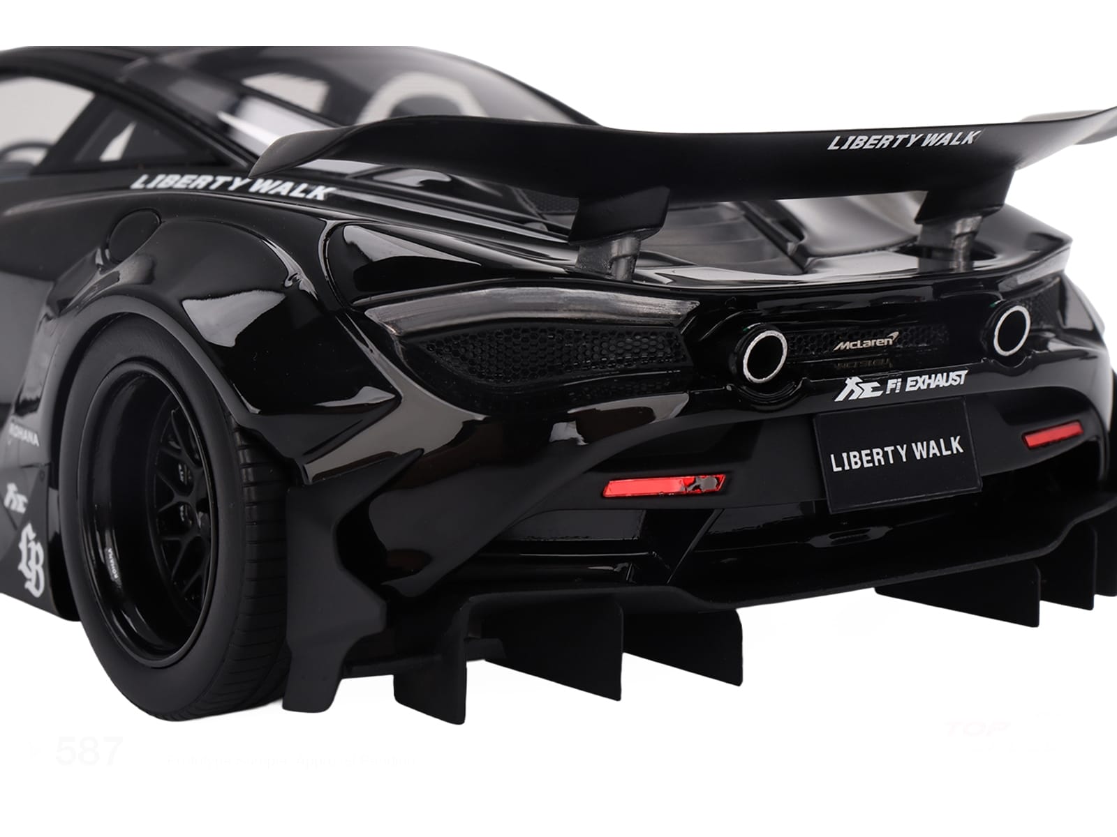 McLaren 720S "LB-Works" Black "Tokyo Auto Salon 2024" 1/18 Model Car by Top Speed - Image 4